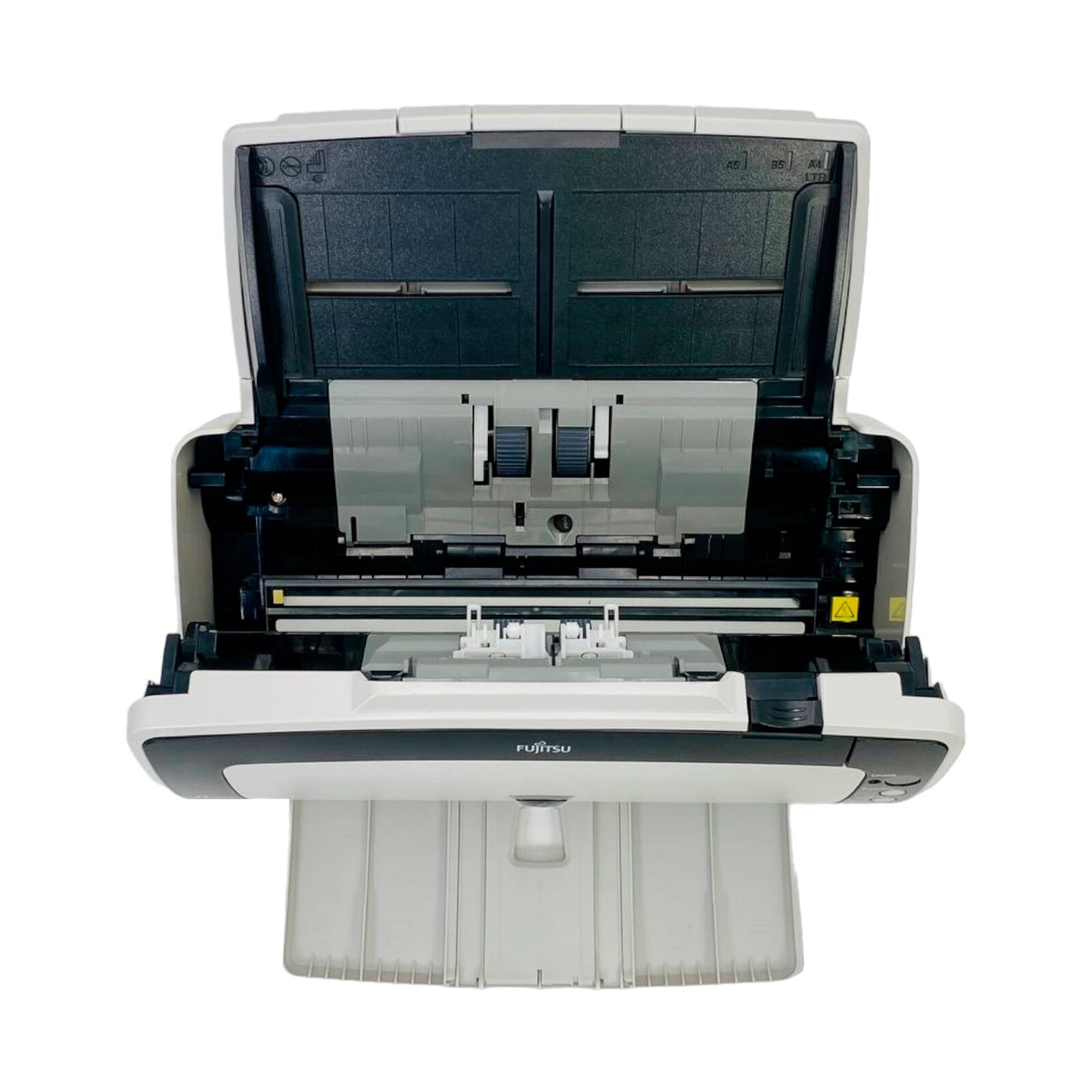 Fujitsu Fi-6130 Scanner For Business w/Adapter+USB+Drivers ZERO ROLLERS COUNT🔥