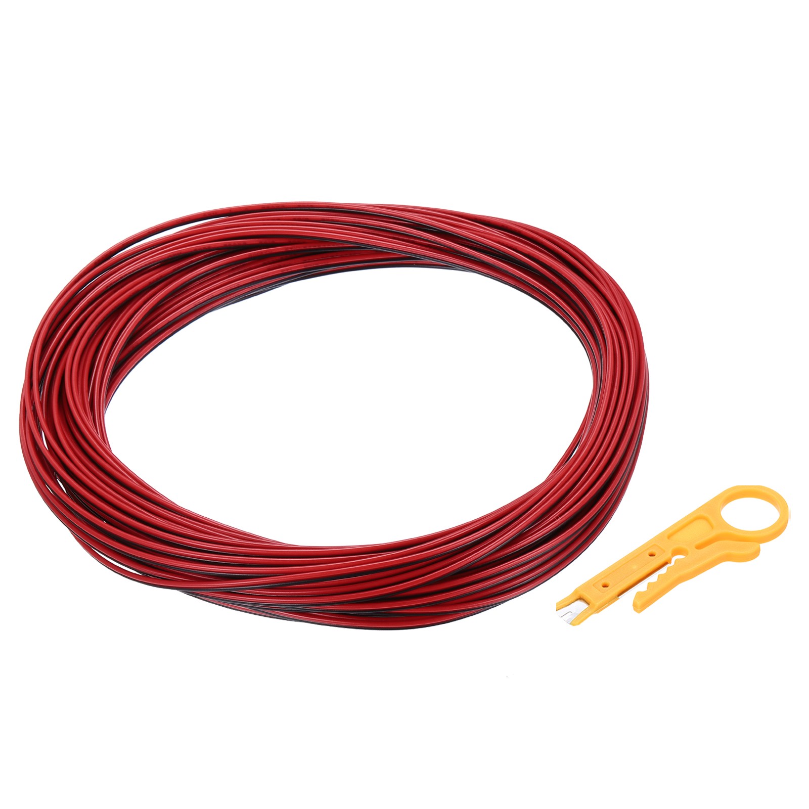 28 Gauge 2-Conductor Electrical Wire, Tinned Copper 49Ft/15M 300V Parallel Wire