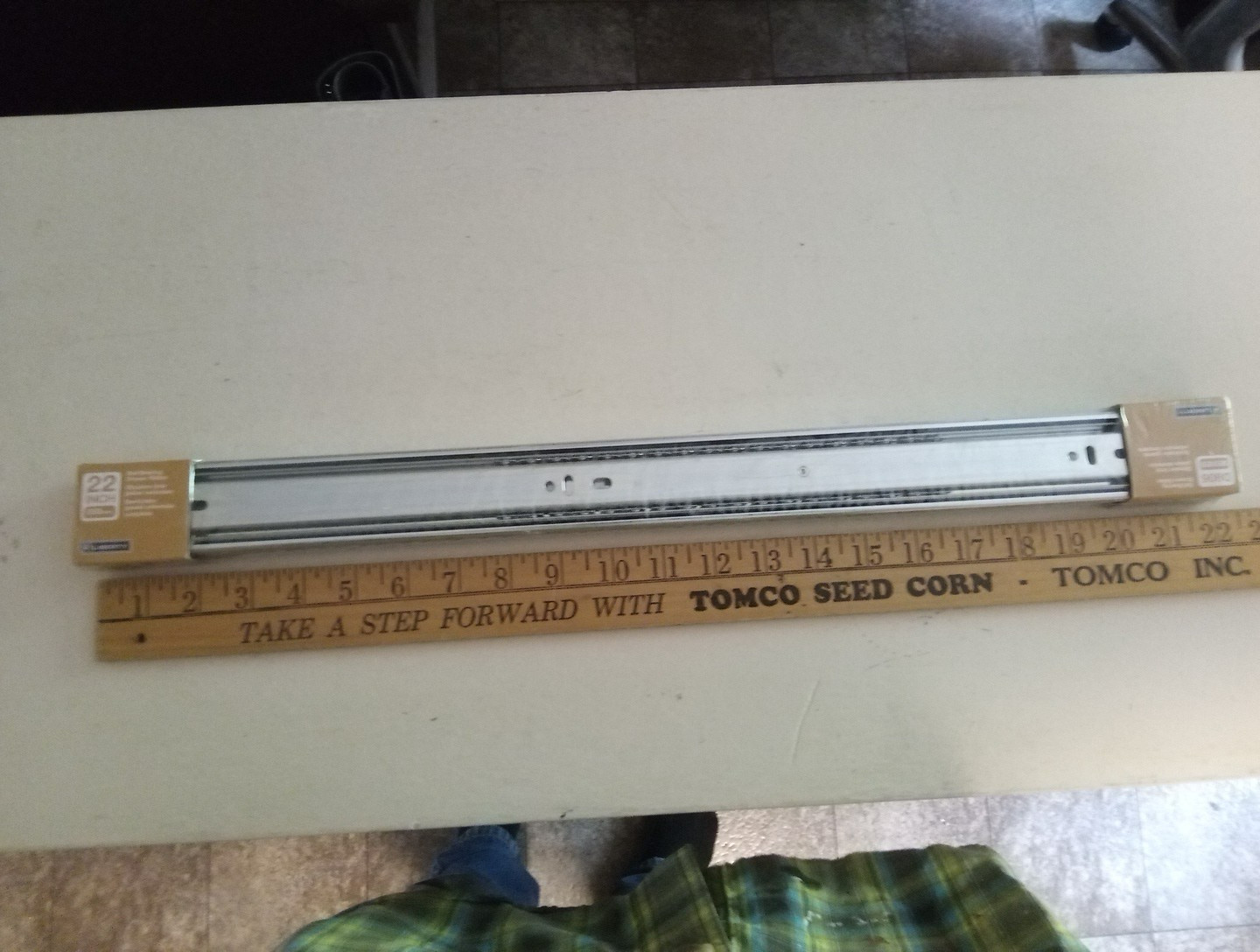 Pack of 2 Liberty Ball Bearing Drawer Slides 22" D80622C-ZP-W,With Mount Hardwar