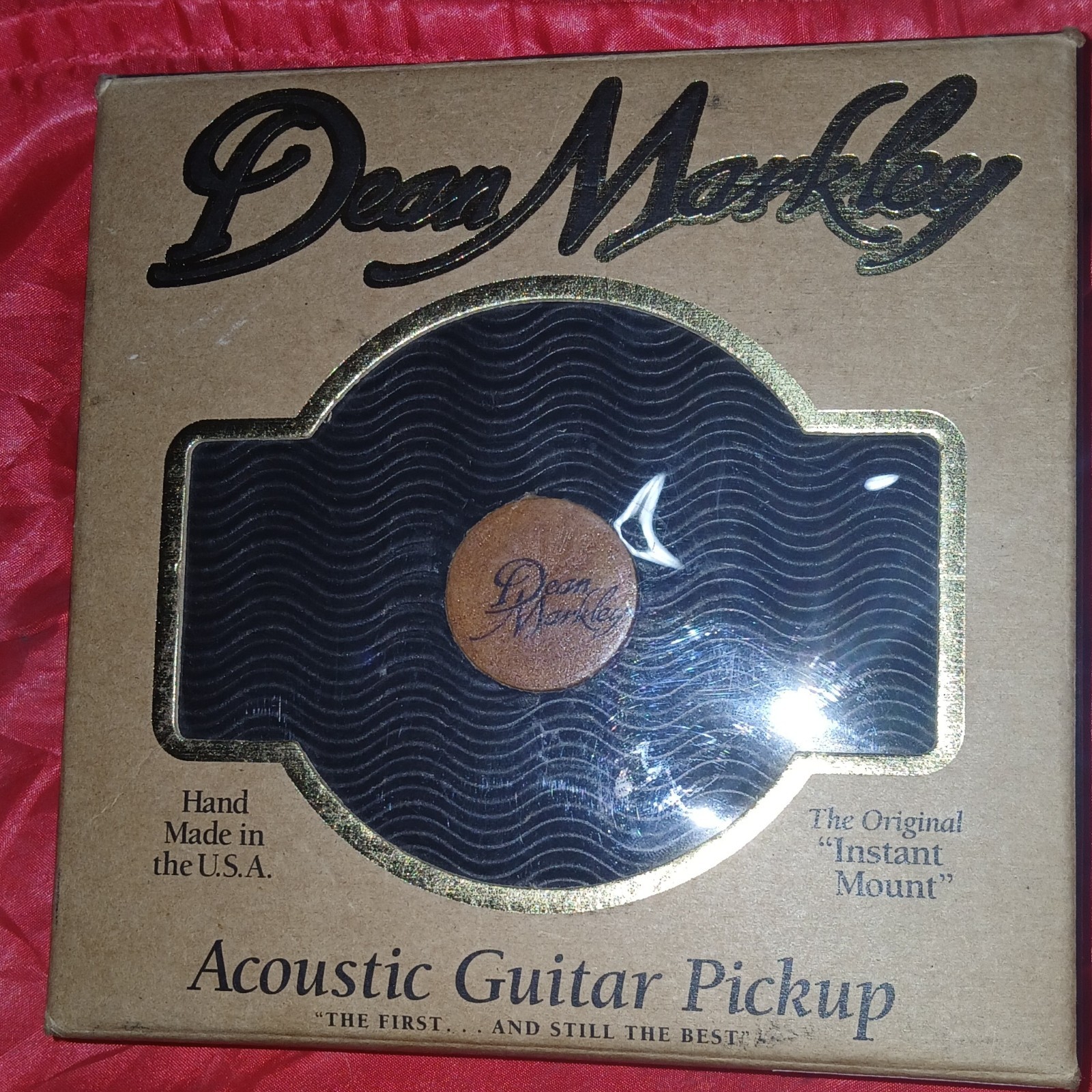 Dean Markley Artist Transducer Acoustic Guitar Pickup Brown ProMag Hand Made USA