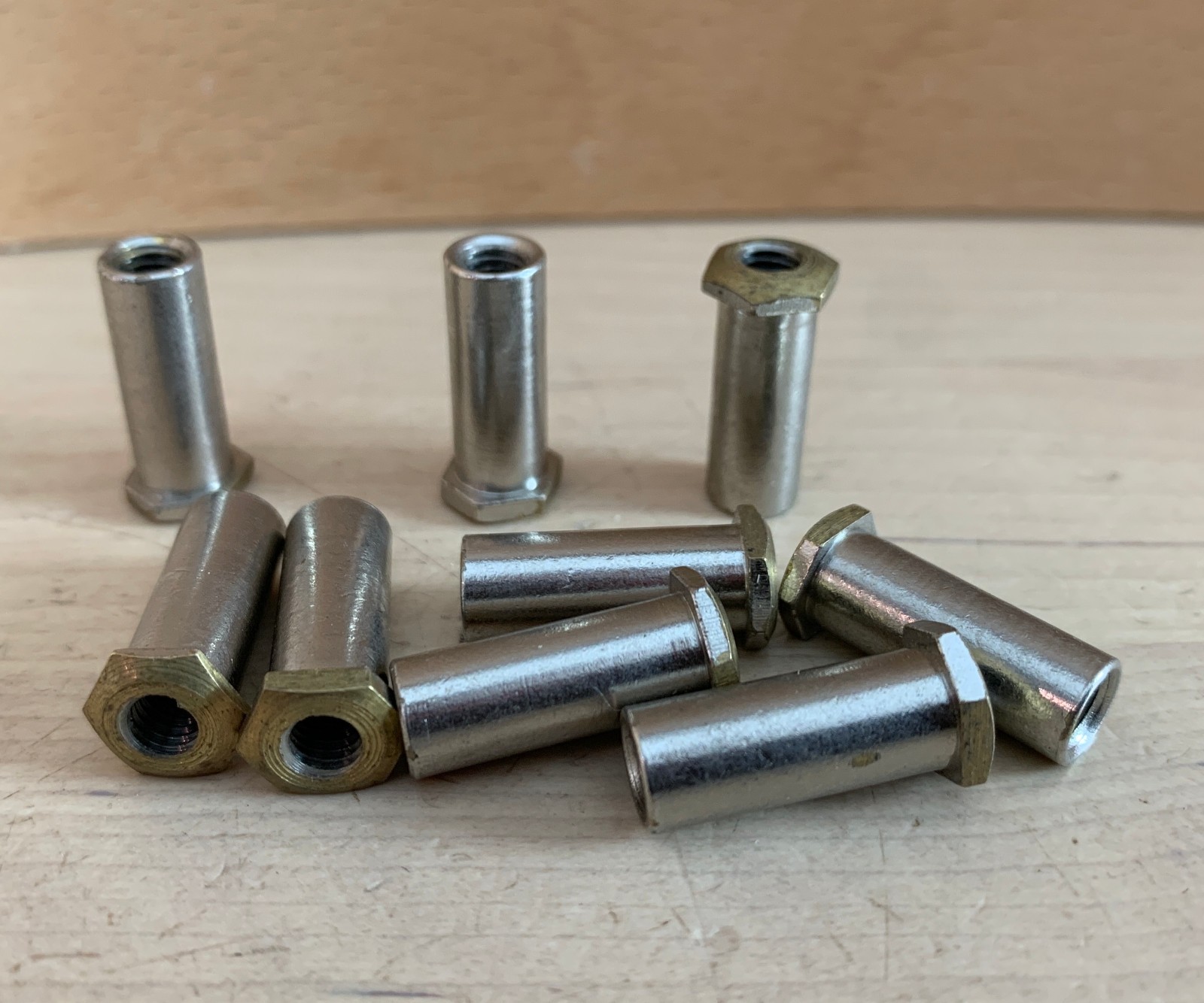 Lot of 9x DW Drum Workshop Lug Casing Insert Swivel Nut Parts TP30 True Pitch
