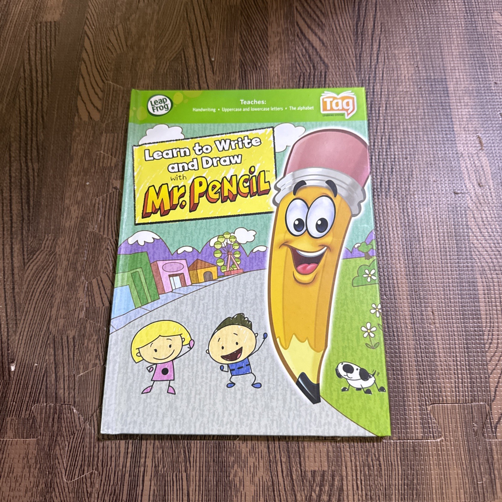 LeapFrog Tag Pen book — LEARN TO WRITE AND DRAW with MR. PENCIL ✏️