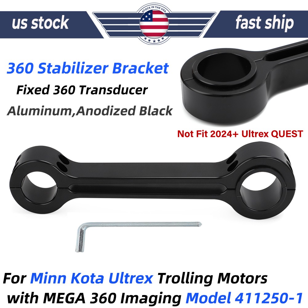 For MEGA 360 Stabilizer Support Bracket 411250-1 Trolling Transducer Protector