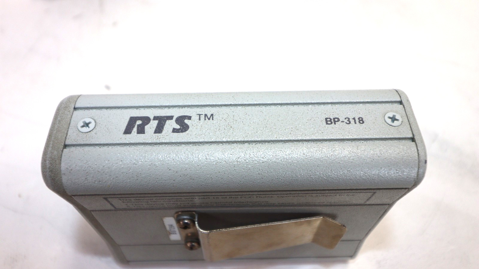 TELEX RTS BP-318 4-Pin Single Channel Two-Wire Intercom BeltPack