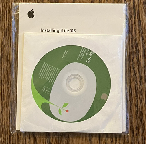Apple iLife '05 for Mac 2Z691-5171-A New Sealed Cd & DVD Disc
