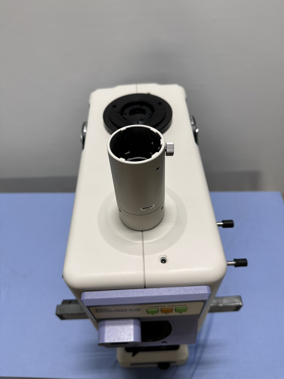 Nikon Eclipse E800 E800M Microscope, VFM, Photo Head V-TP VTP, C-LP CLP