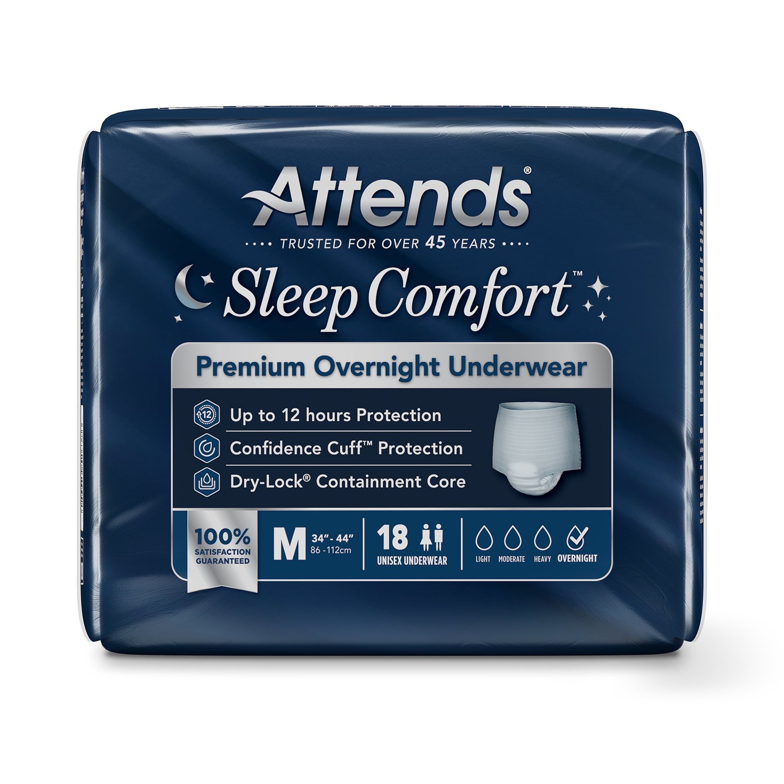 Attends Disposable Underwear Medium 74 72 Ct