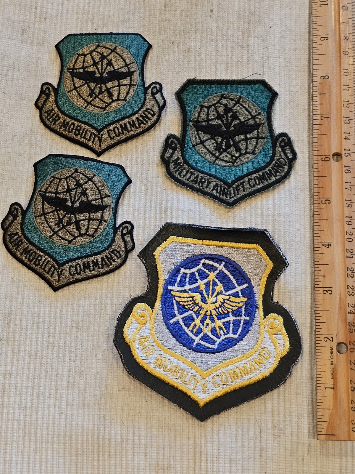 1960s Air Force Vietnam Cold War Variation Airlift Command Patch Lot c x4 L@@K!!