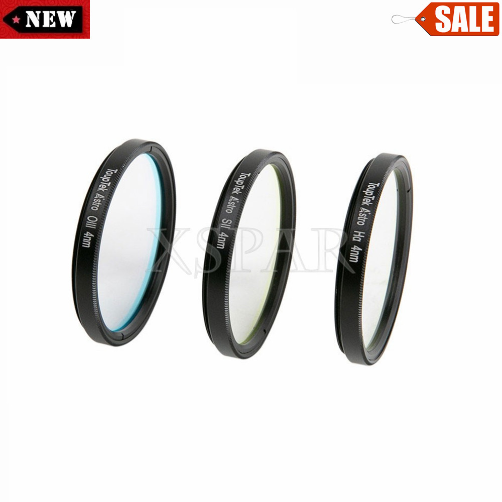 ToupTek SHO 2-in 4NM/6.5NM FWHM Narrowband Filter SII+Ha+OIII Astronomical Filte