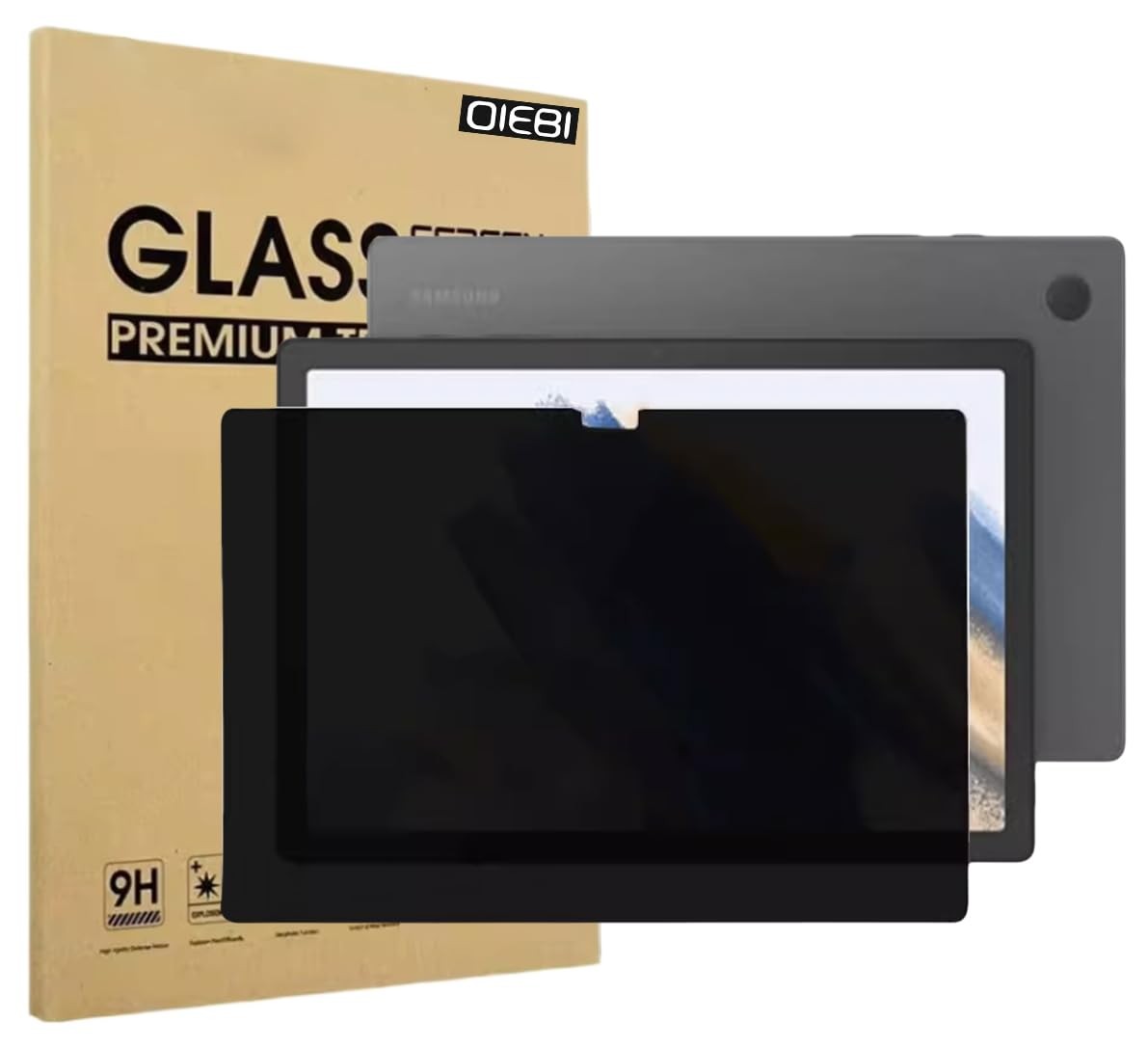 DIEBI Privacy Screen Protector for Samsung Galaxy Tab A9 Plus 11 transparent