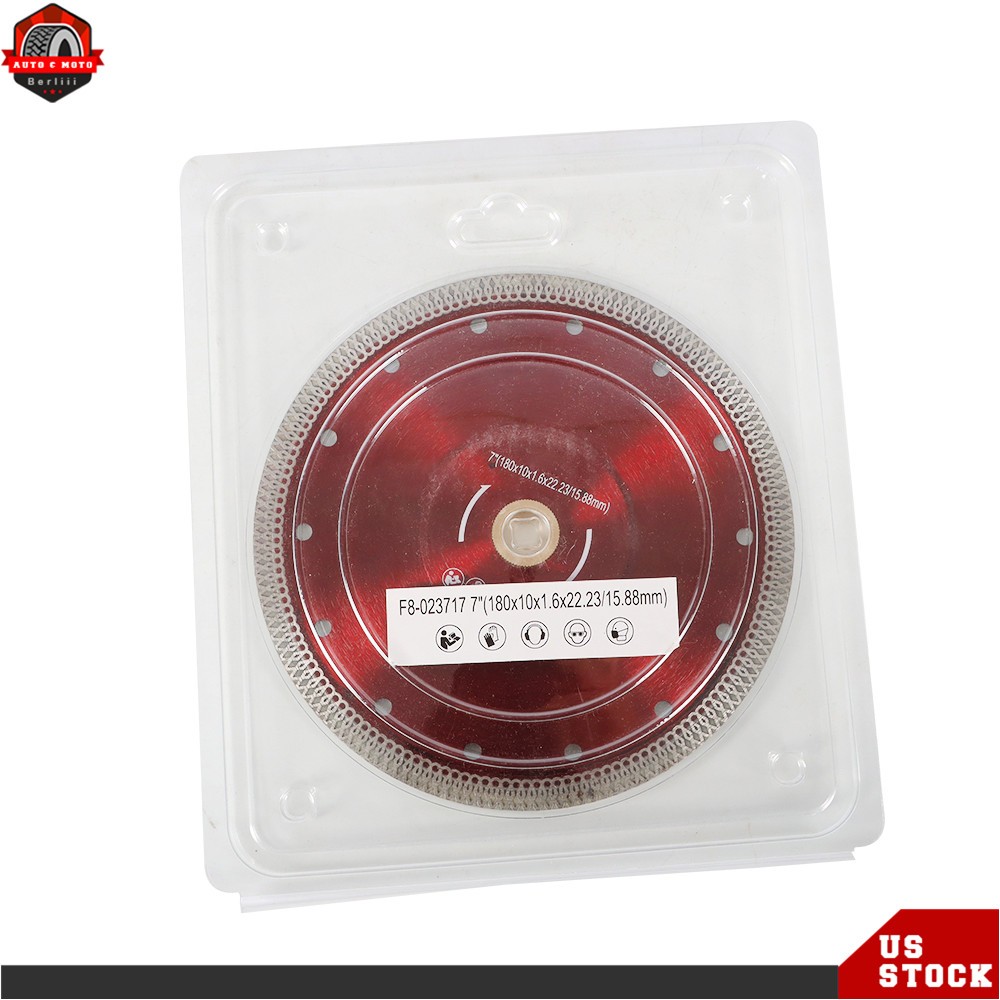 2Pack 7Inch Super Thin Diamond Porcelain Cutting Blade Tile Blade For Cutting