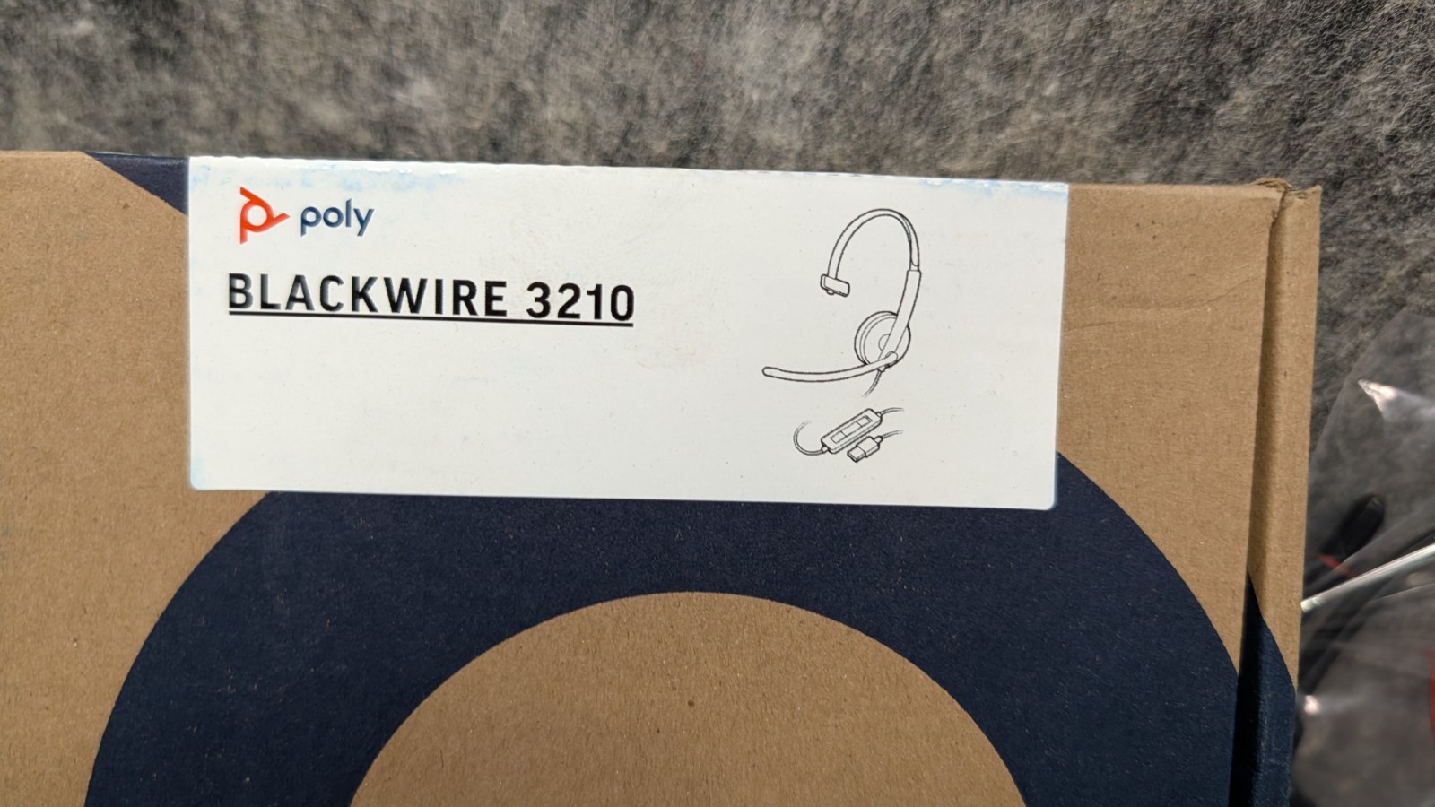 Poly Blackwire 3210 Monaural USB-C Headset +USB-C/A Adapter 🔥New🔥