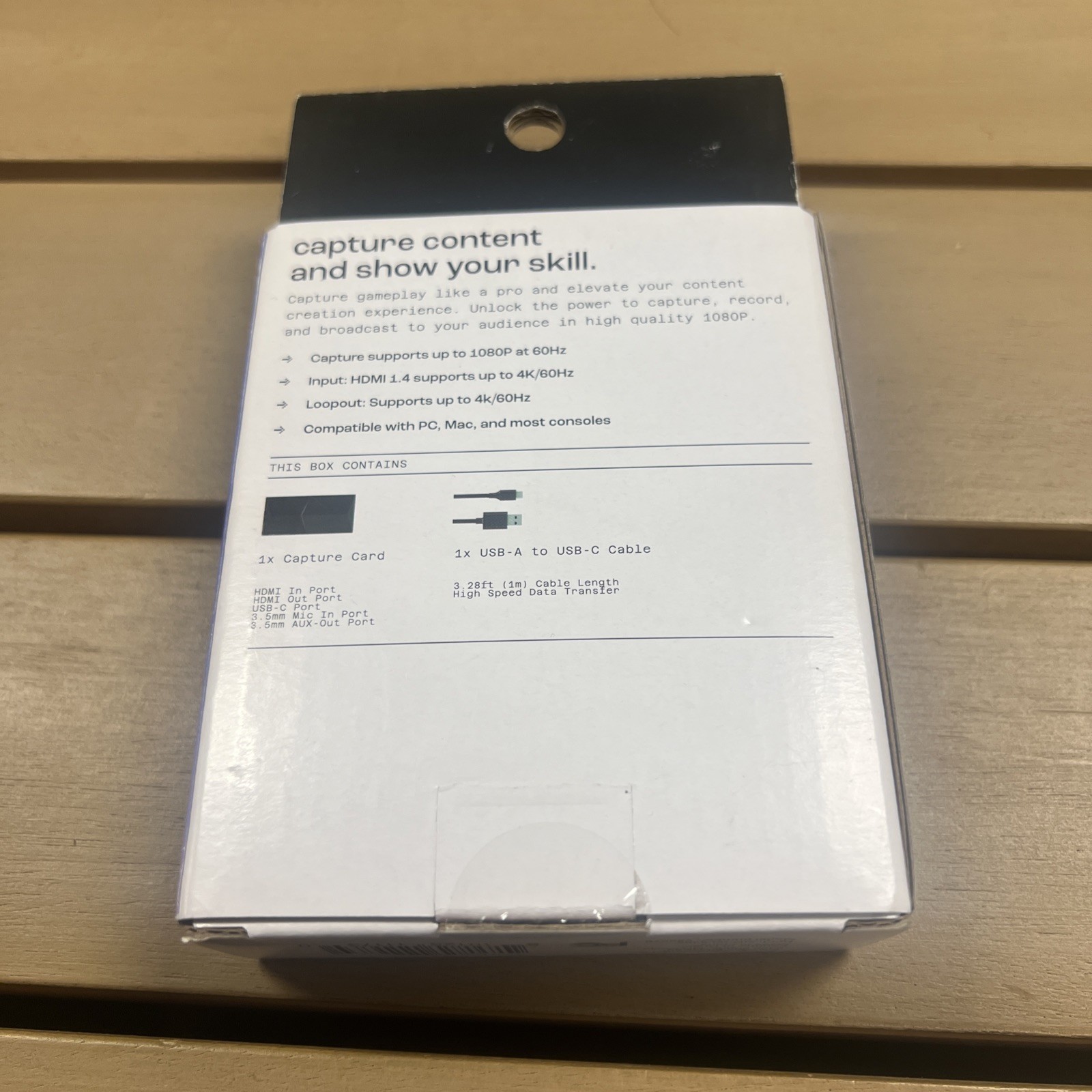 NORTH 1080p/60 Capture Card with Audio Jack