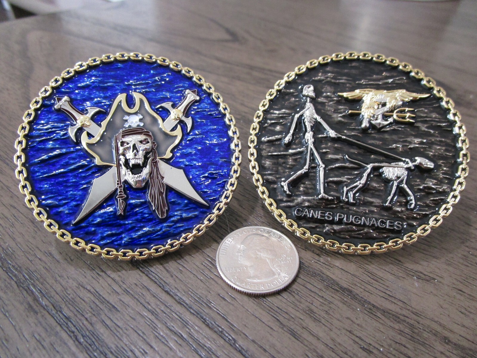 Navy Seal Team Six K9 Blue Squadron SEALS DEVGRU Challenge Coin