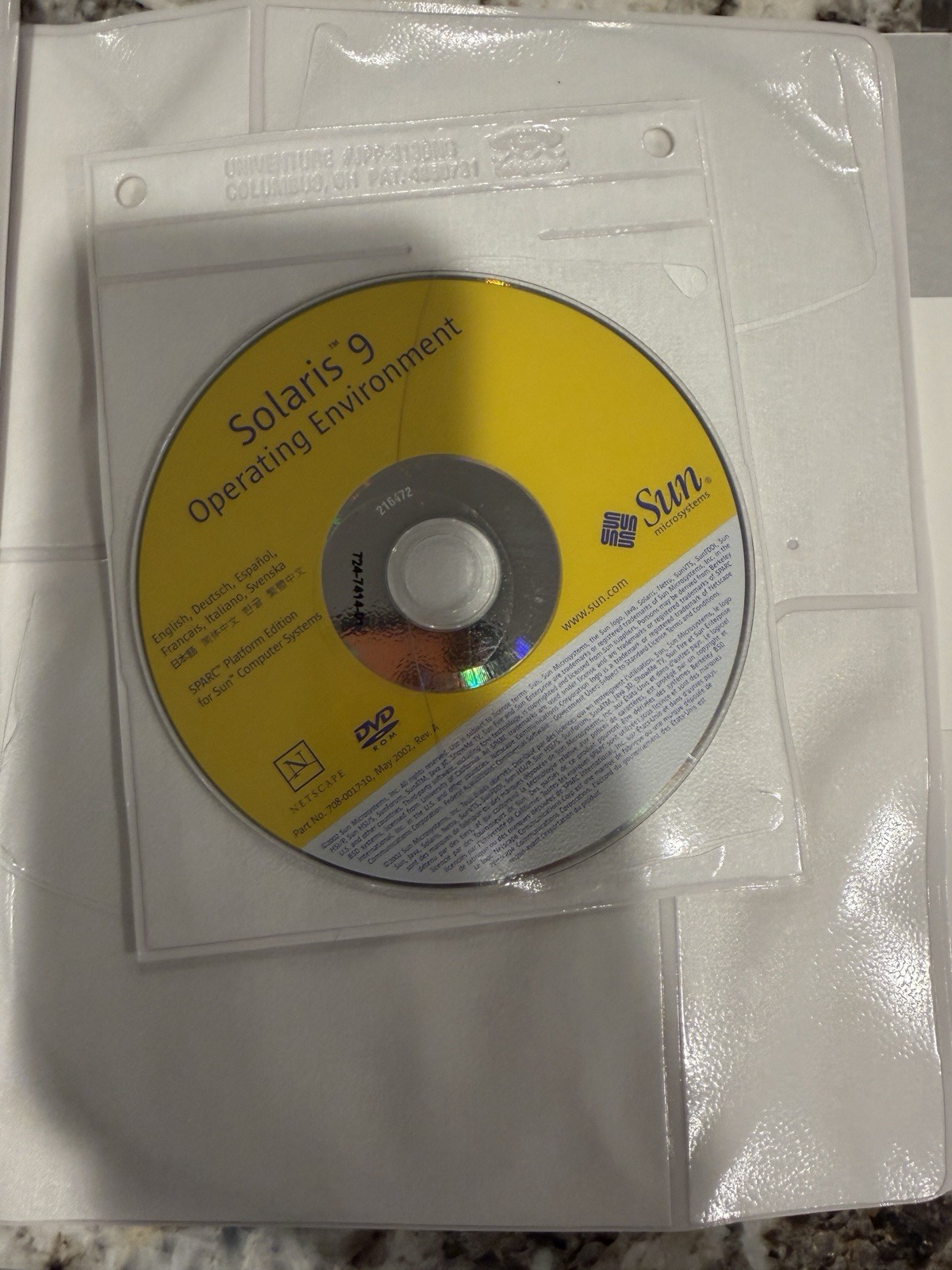 Sun Microsystems Solaris 9 Operating Environment Developer Software Kit