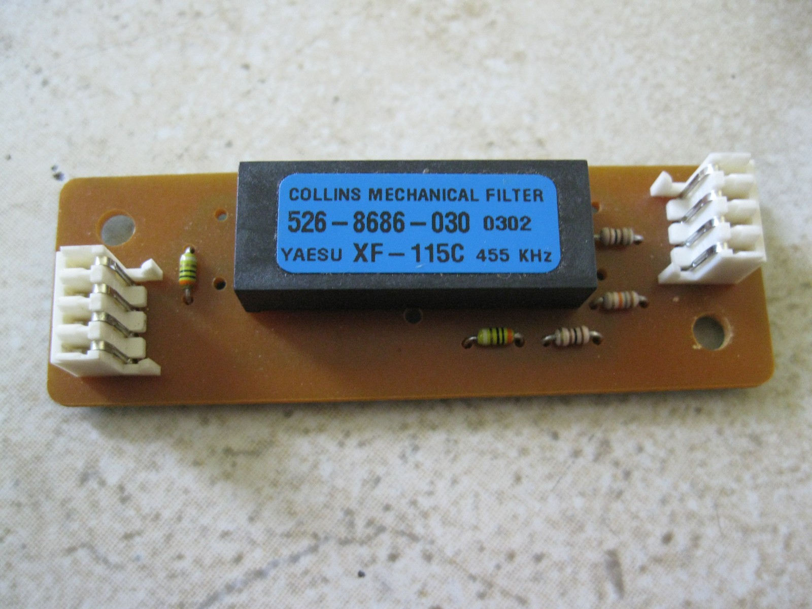 Yaesu Collins YF-115C (XF-115C) 500hz CW filter (455khz center)  Excellent shape