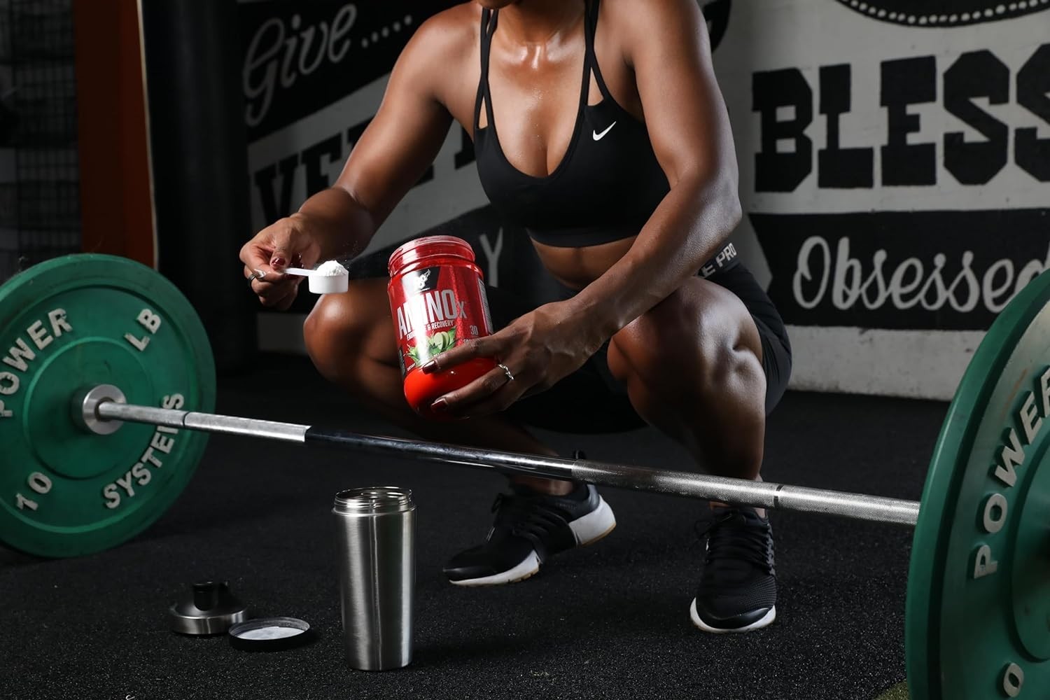 BSN Amino X EAAs BCAA - Muscle Support - Recovery - JUNGLE JUICE - CLUMPY