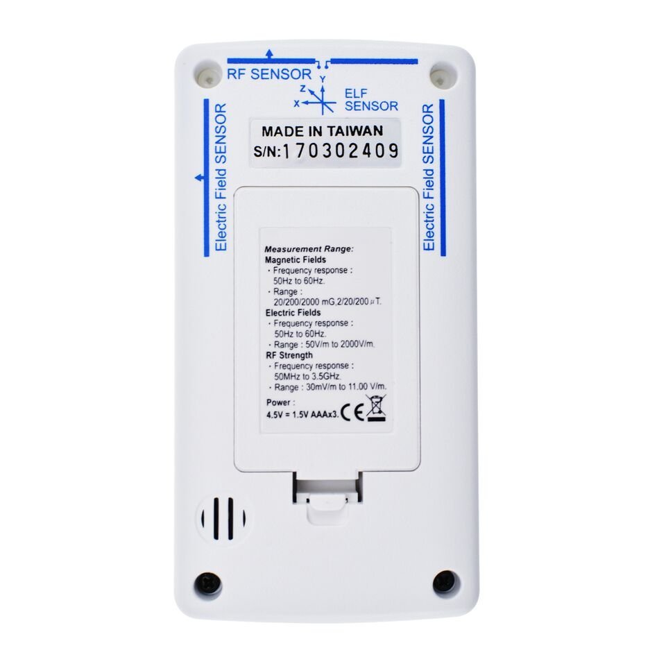 Professional Multi-Field EMF Detector Meter Electromagnetic Radiation 3-in-1