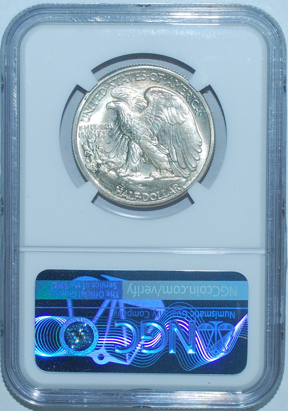 1944 D NGC MS67 Walking Liberty Half Dollar