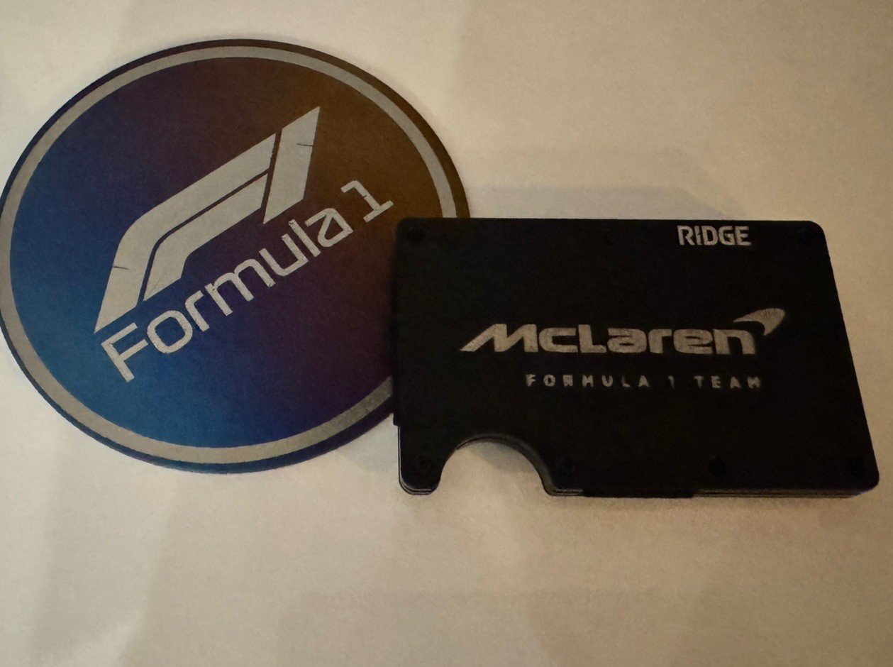 Ridge x McLaren Formula 1 Racing F1 The Ridge Wallet RFID Limited Free Shipping