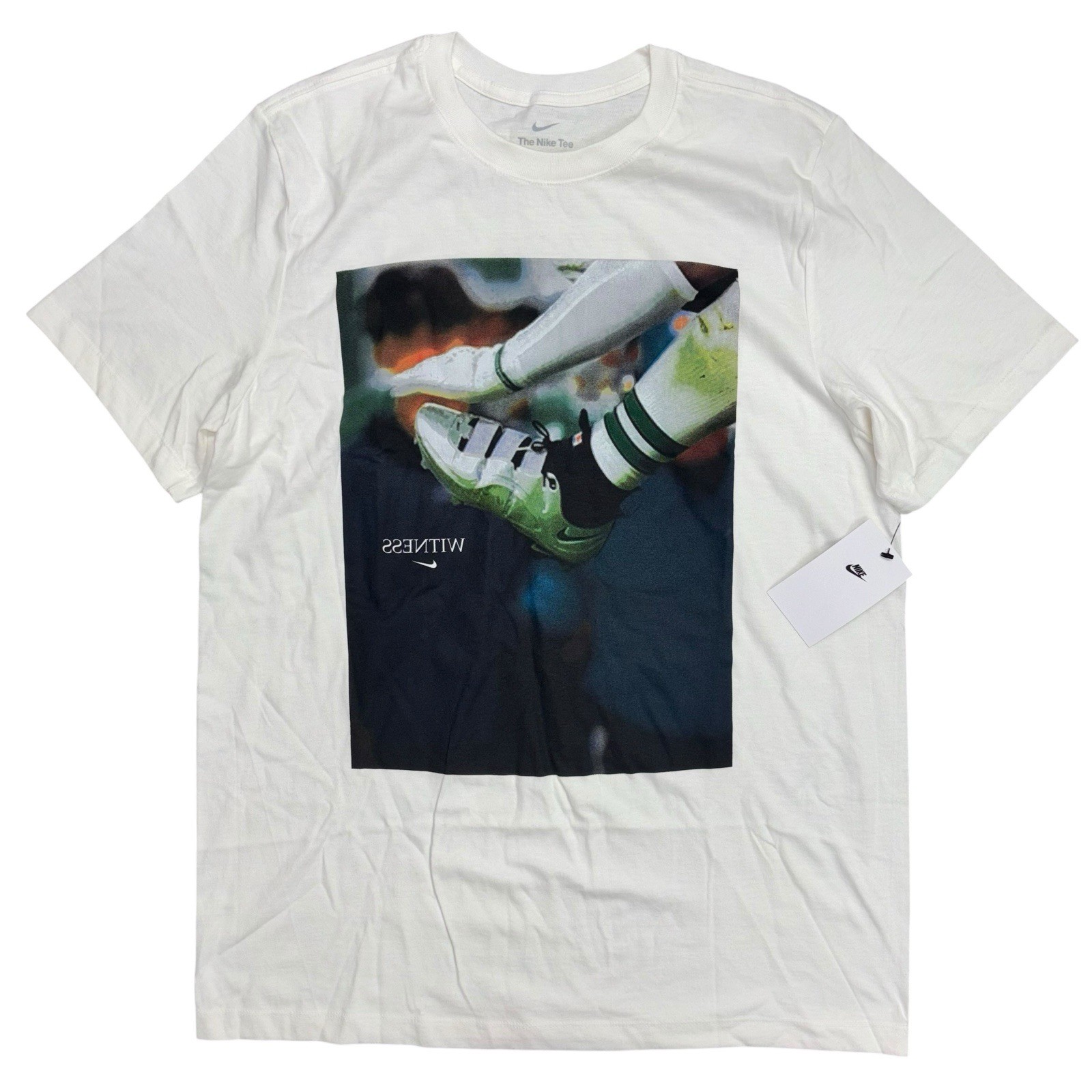 Nike Lebron Witness x Saquan Barkley White Eagles T Shirt, Size Large IM6791-100