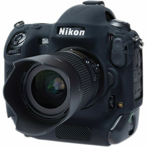 easyCover Nikon D4S EA-ECND4SB Camera Protective Case Black Silicone