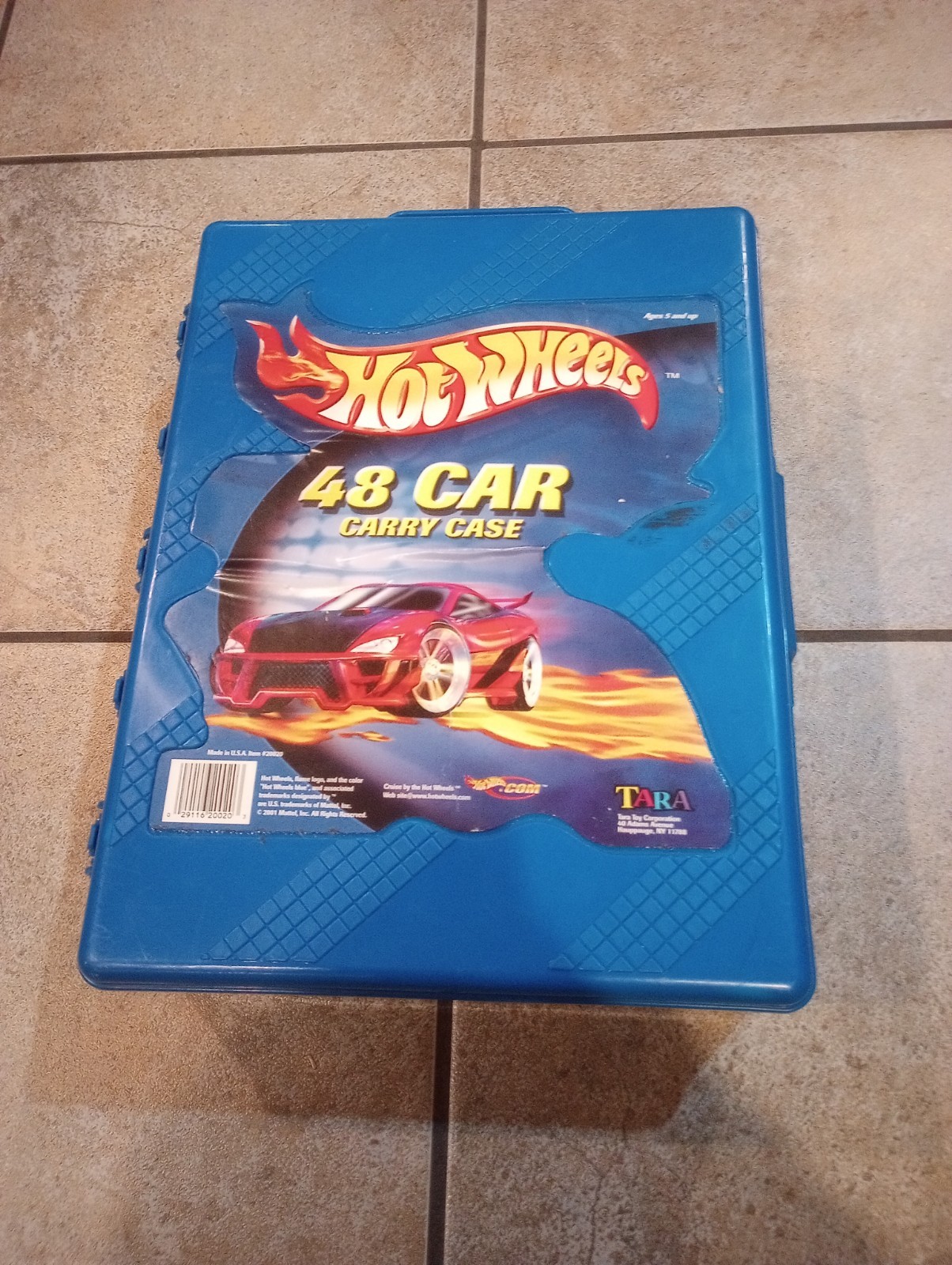 2001 Mattel Hot Wheels 48 Car Carry Case w/ Mixed Classic American Cars