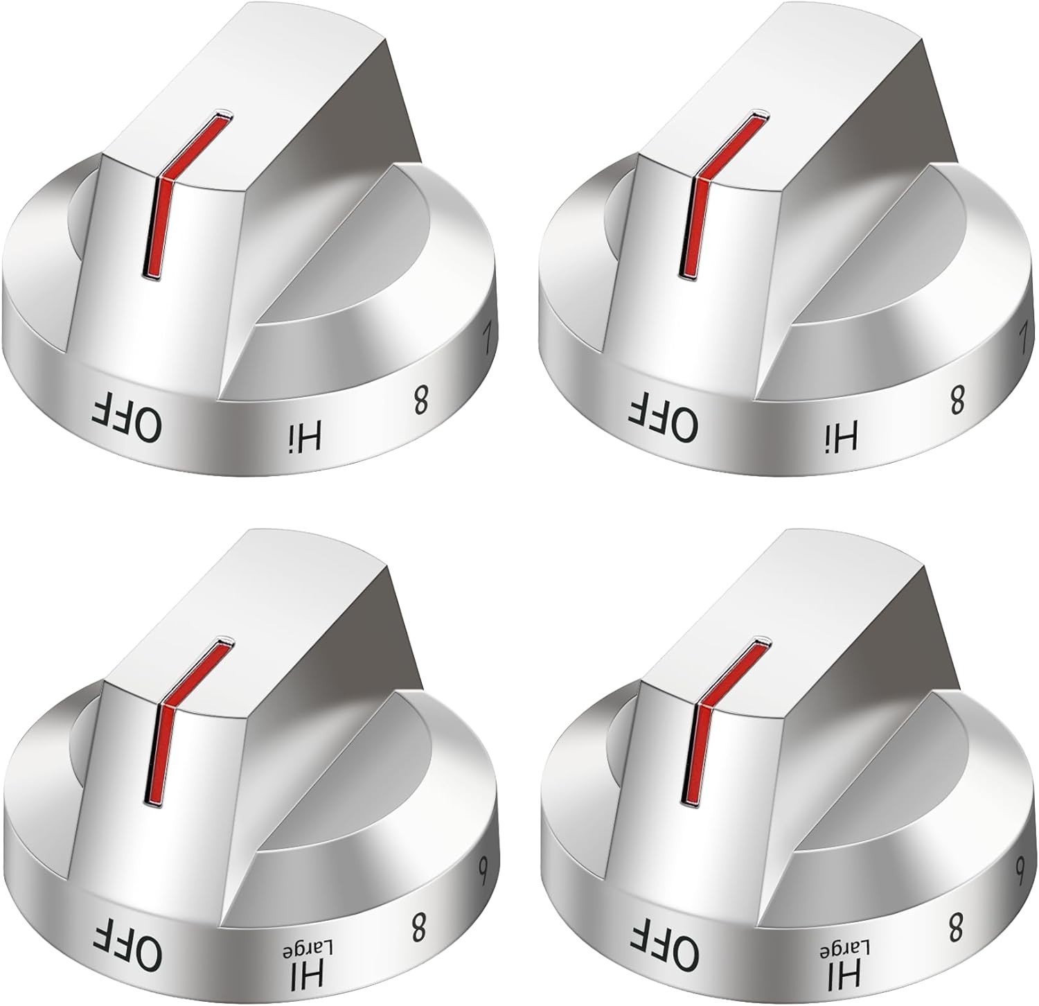 NE63T8511SS for Samsung Electric Range Knobs (4pcs), NE63T8511SS Knobs, NE63T851