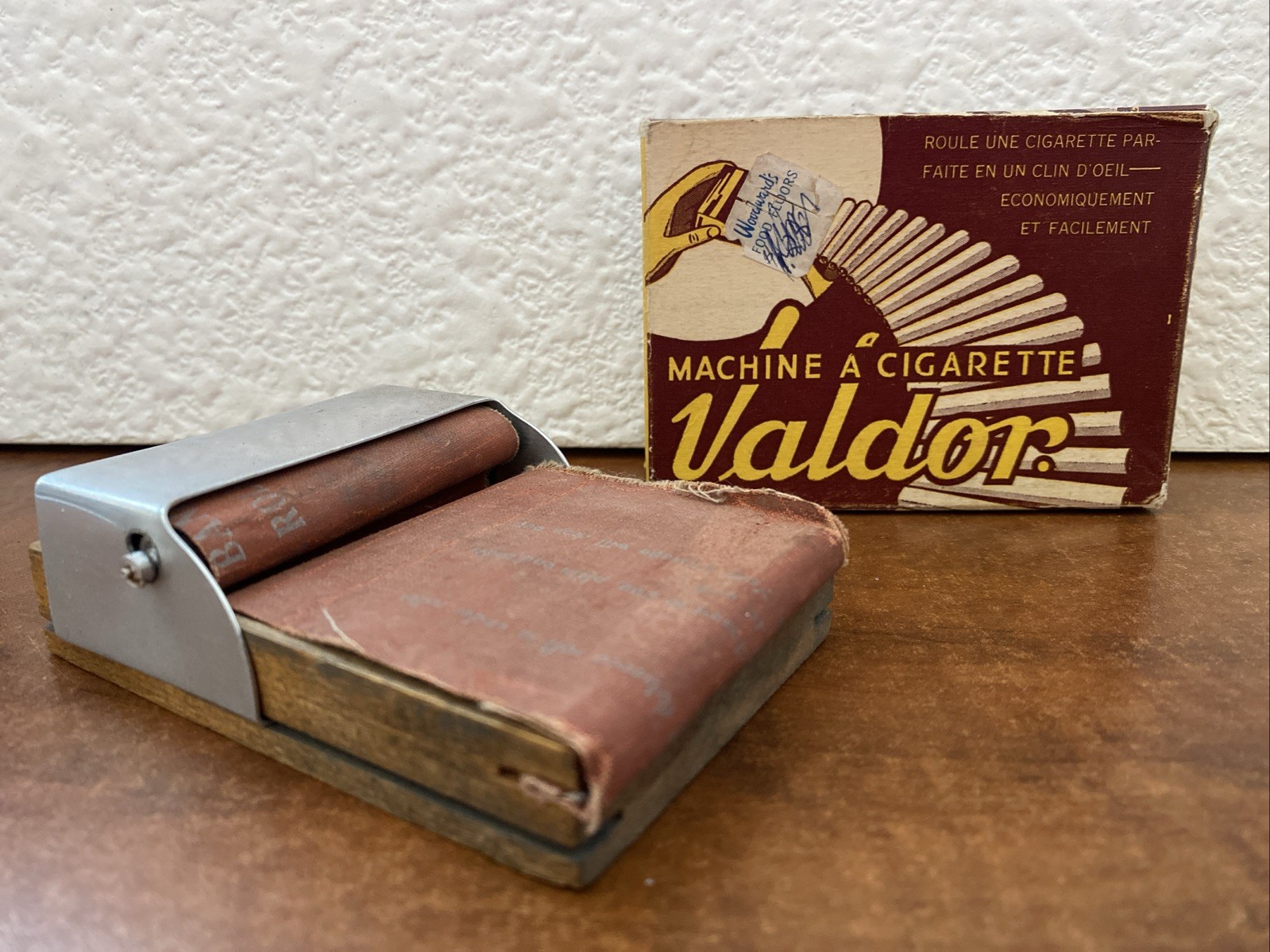 Vintage Valdor Cigarette Rolling Machine
