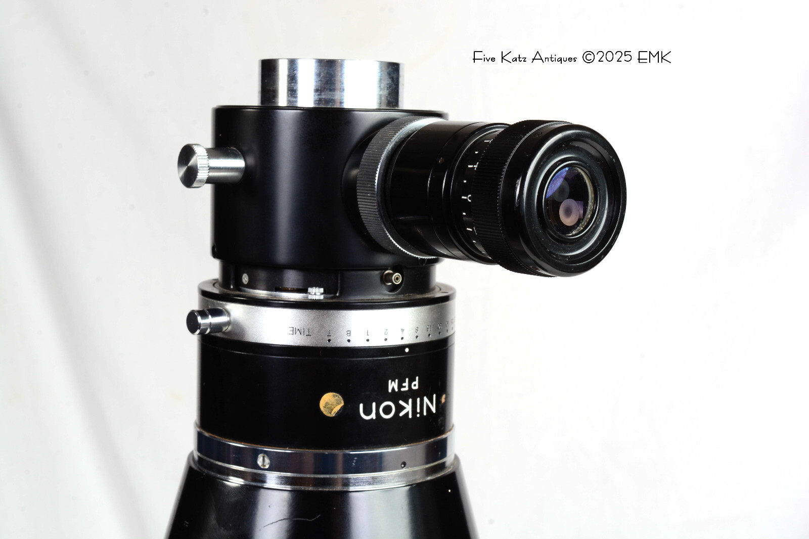 Vintage Nikon PFM Microscope Polaroid Capture - NASA - Bendix