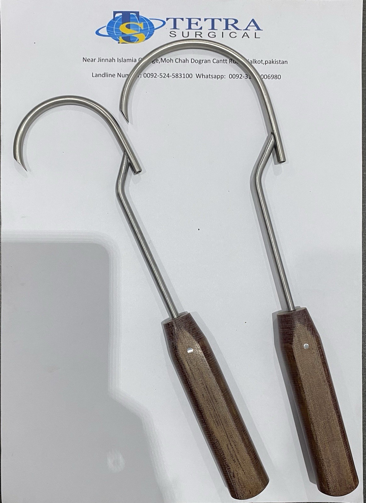 Wire Passer Cerclage Wire Surgical Orthopedics Instruments 2 PCS Medium+Large A+