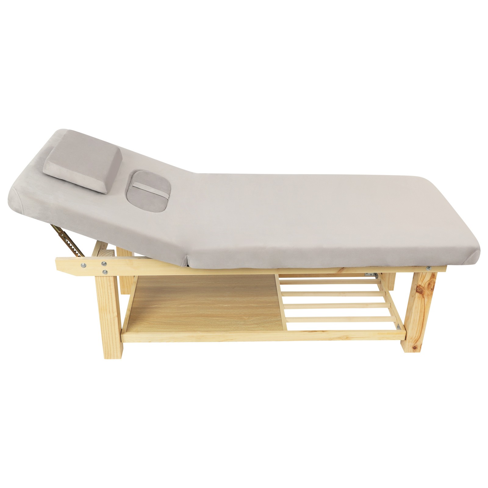Massage Bed Physical Treatment Bed Rectangular Spa Facial Massage Table w/Pillow