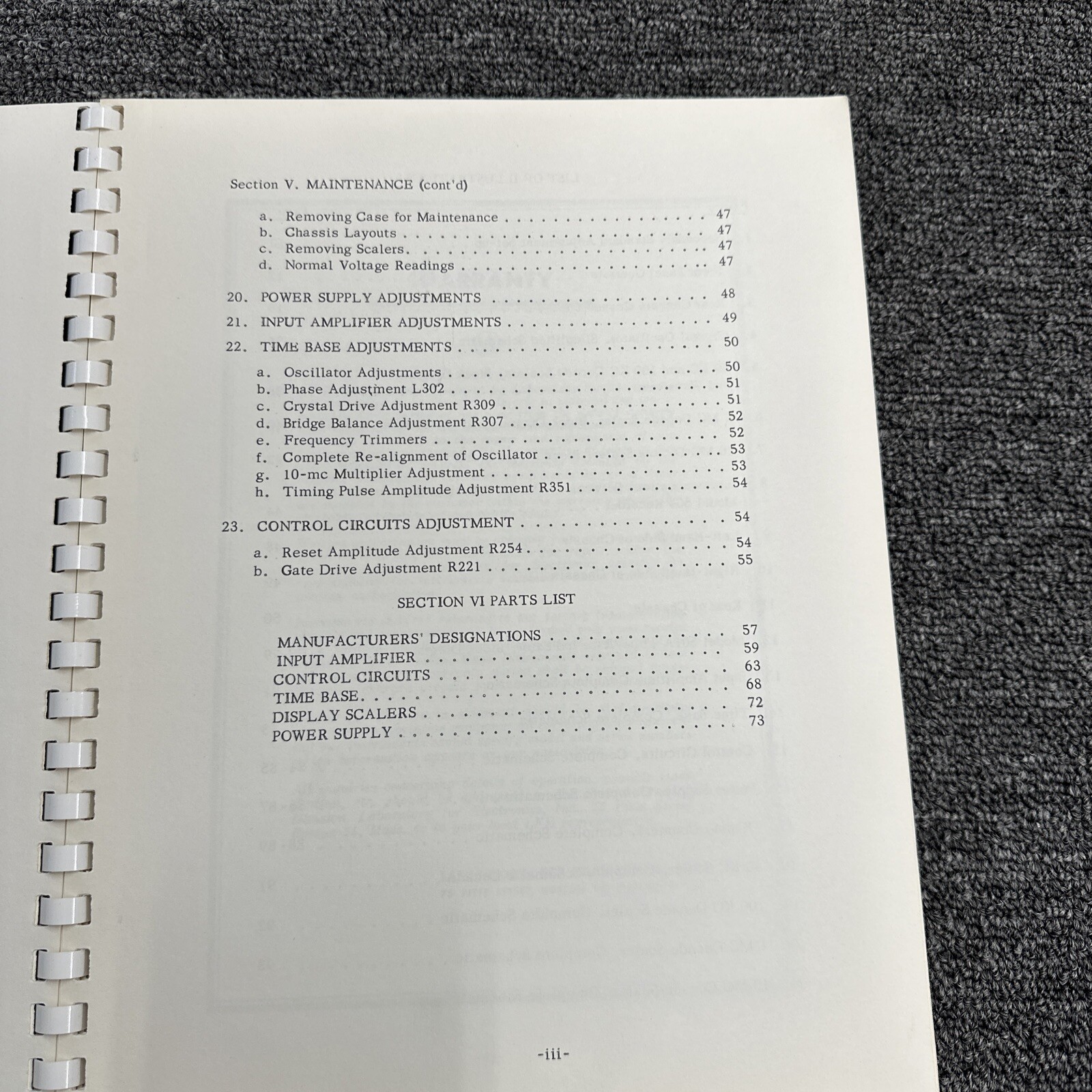 Laboratory For Electronics (L.F.E) 501A Time/Rate Indicator Instruction Manual