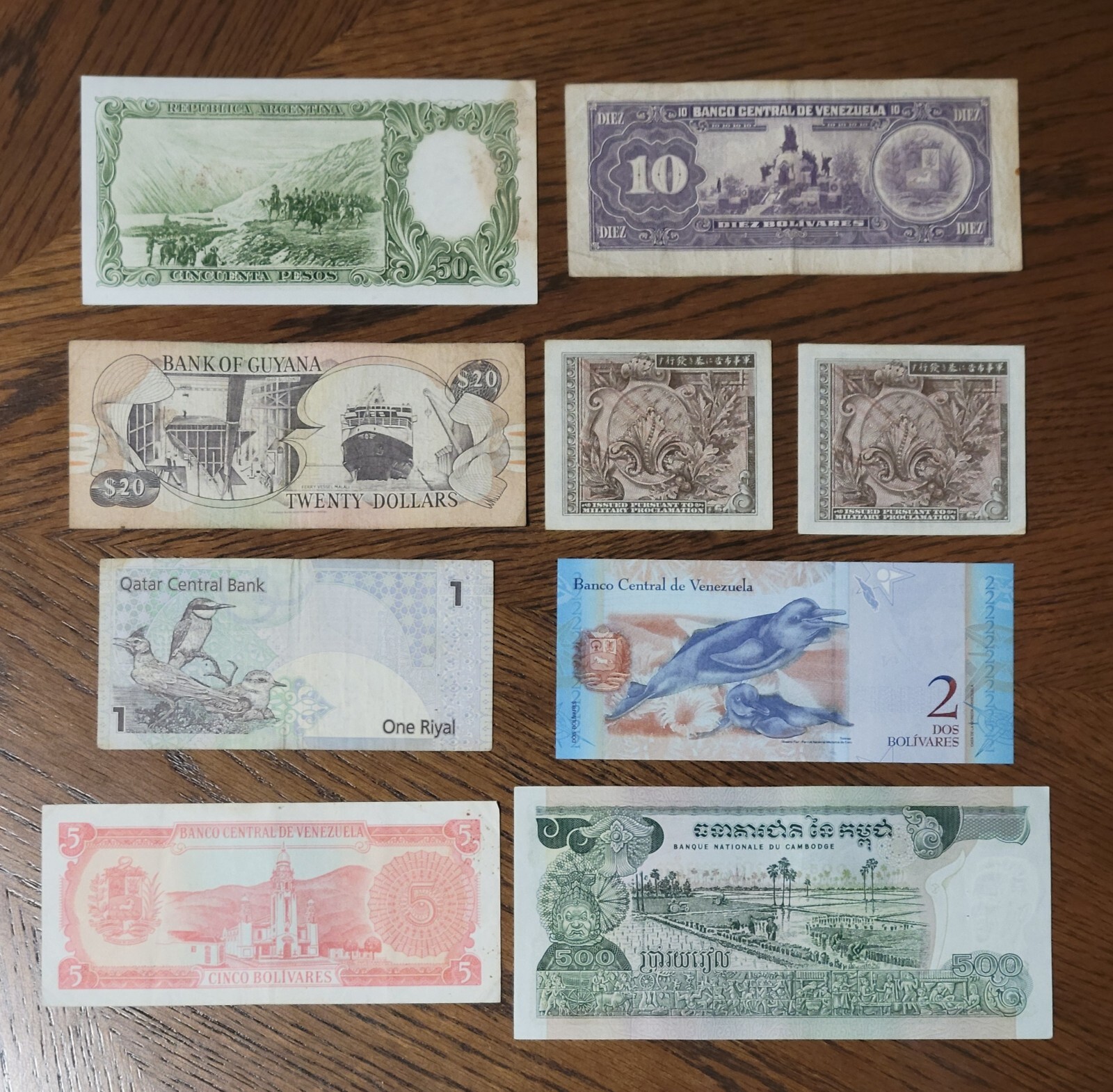 Vintage World Banknote lot .
