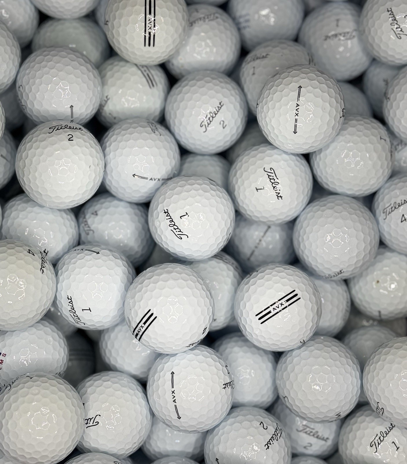 4 Dozen TITLEIST AVX 5A+ MINT CONDITION GOLF BALLS **FREE SHIPPING**