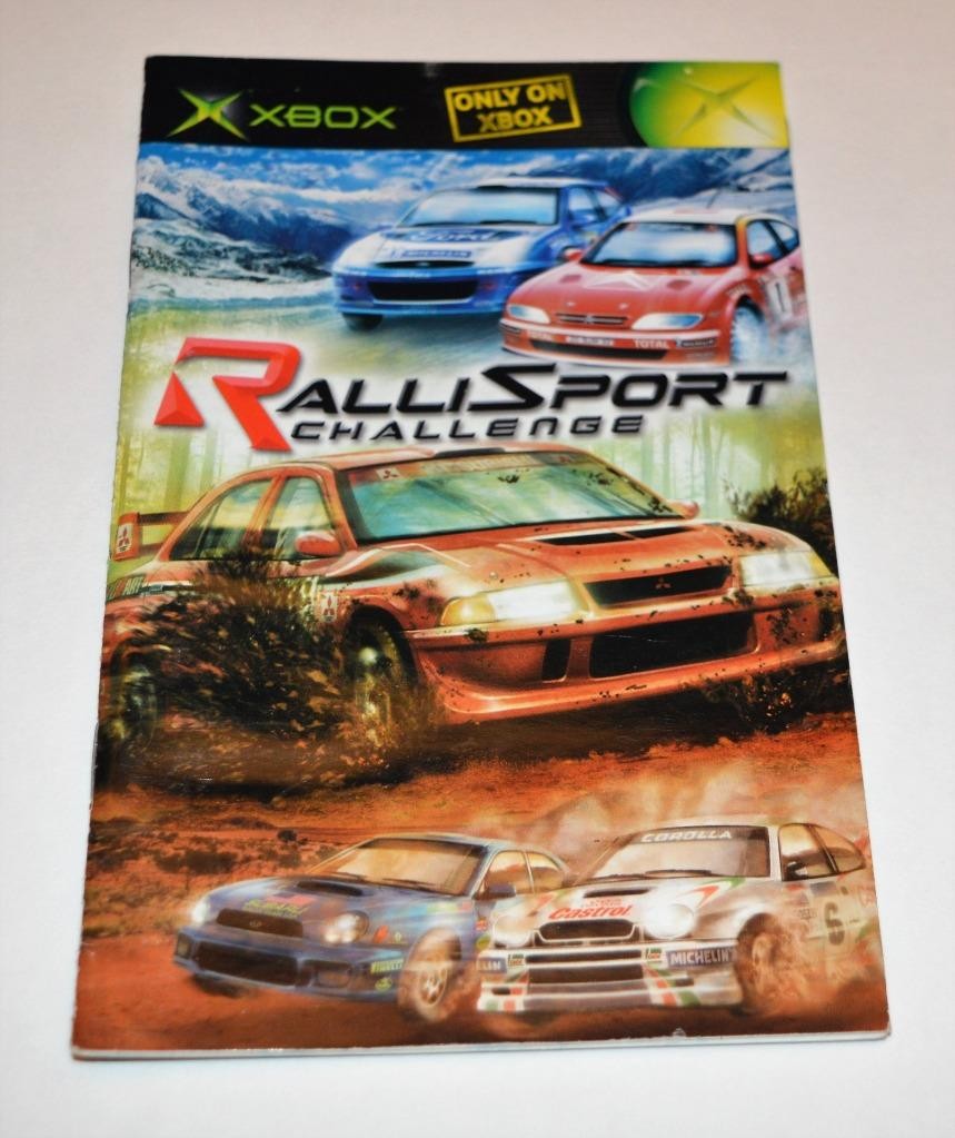 MANUAL ONLY RalliSport Challenge Microsoft Original Xbox