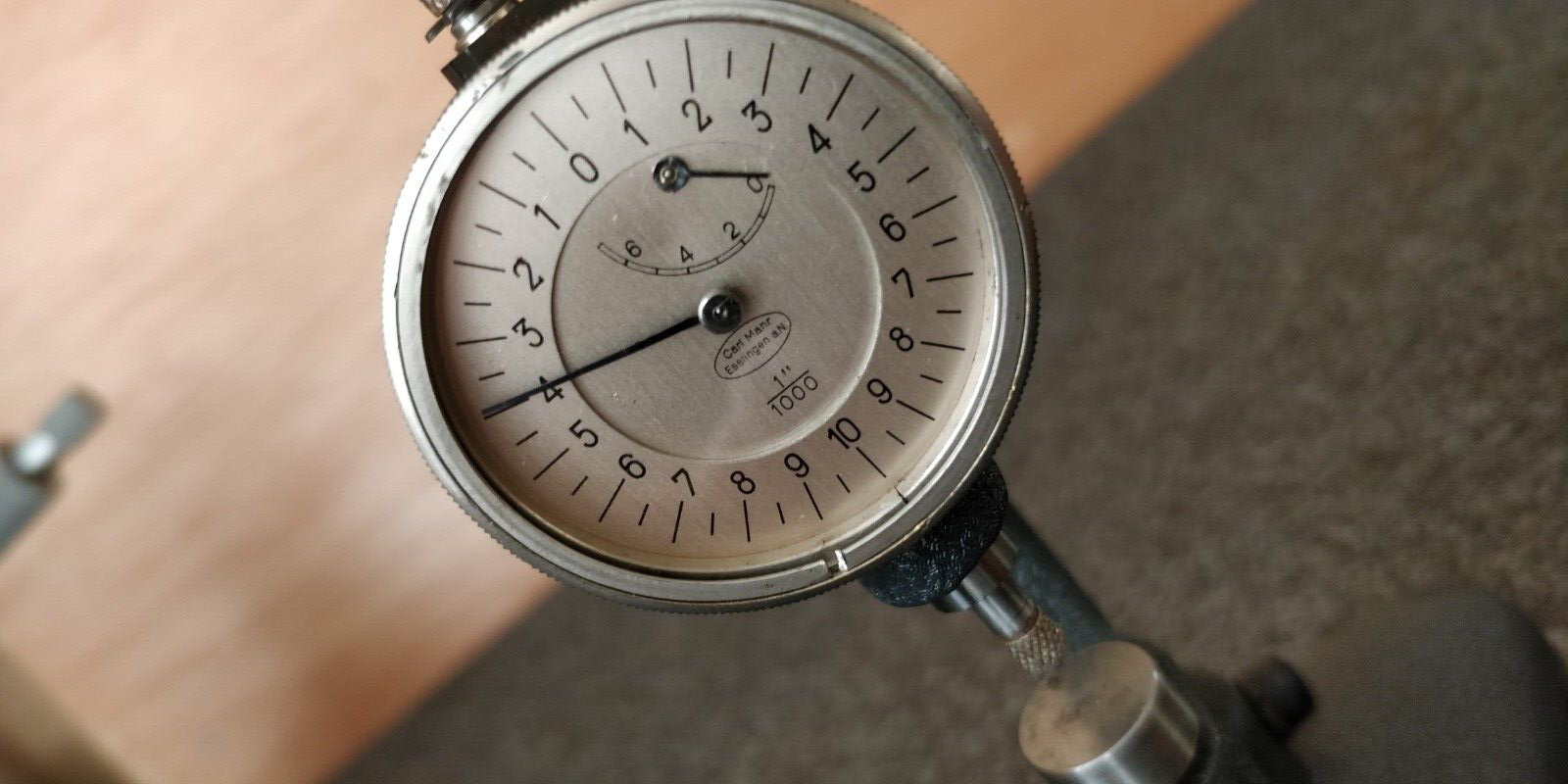 MAHR .001" Bench Dial Indicator Watchmakers Tools Machinist Tool