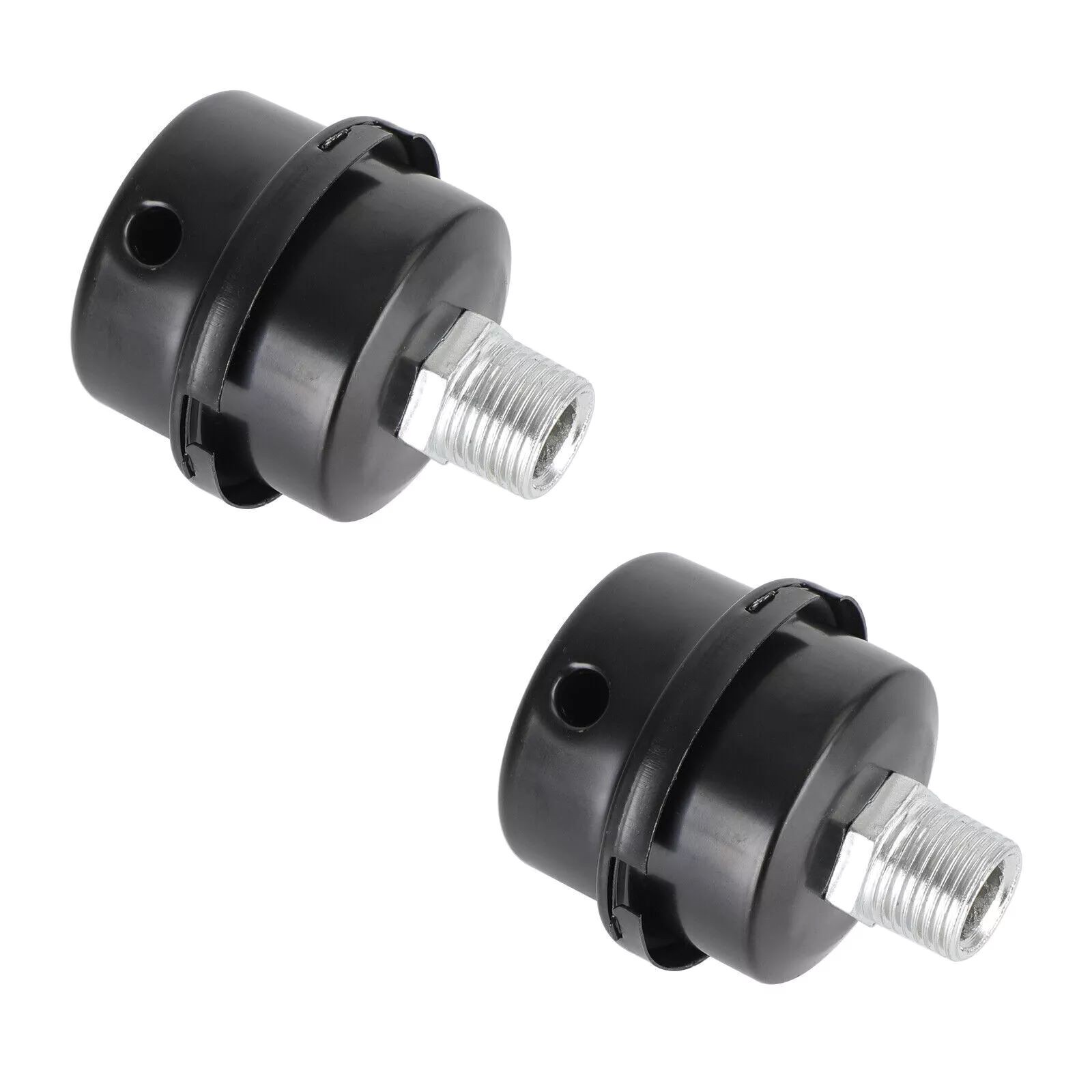 2x Filter Metal Air Compressor Intake Filter Noise Muffler Silencer 1/2"PT 20mm