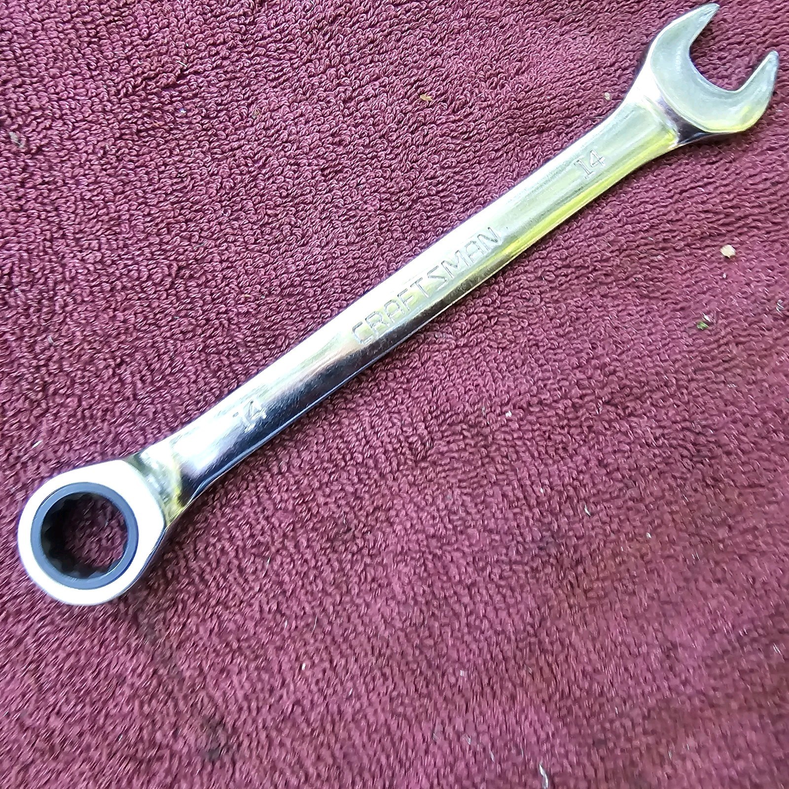 CRAFTSMAN 14mm Ratcheting Box End Wrench  3690 Z-AH