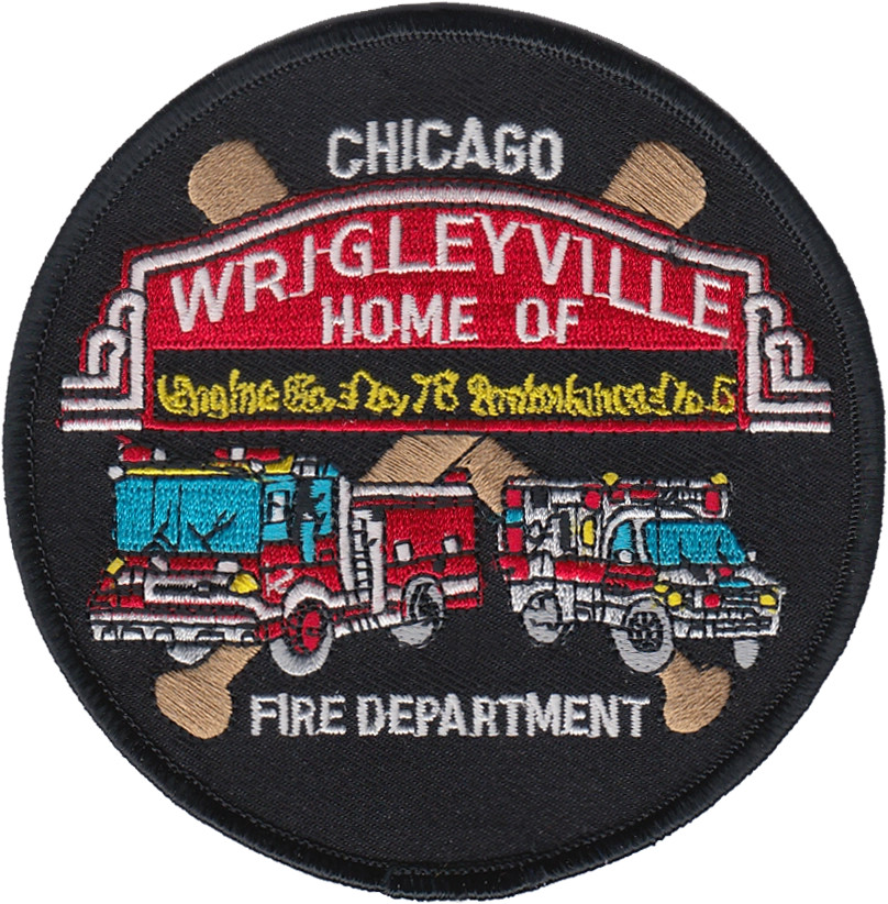 CHICAGO FIRE DEPARTMENT HOUSE PATCH: Engine 78 / Ambulance 6, Chicago Cubs