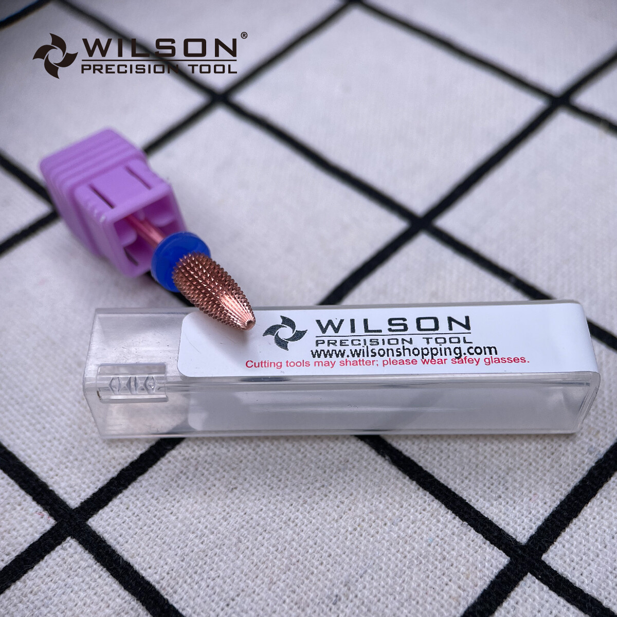 WILSON Carbide Nail Drill Bit, Typhoon Bit Tin 2-WAY