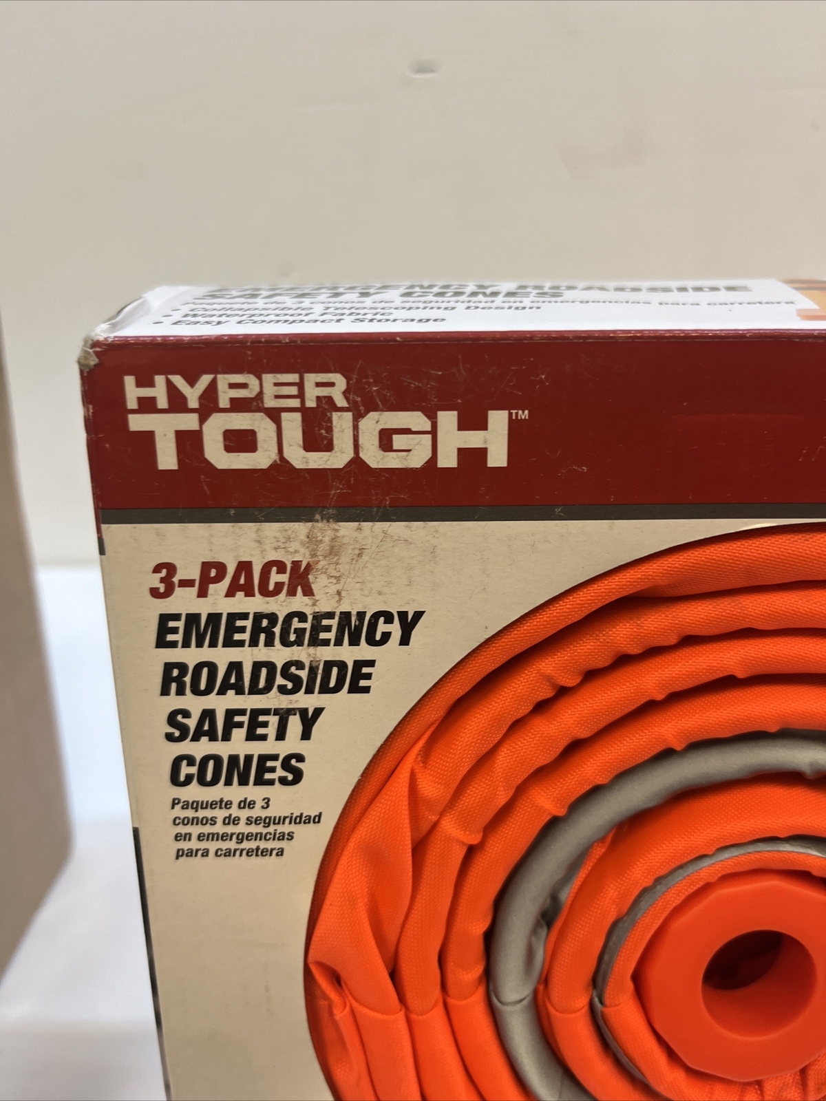 Collapsible Reflective Emergency Safety Cone, Traffic Cone, 3 Pack,