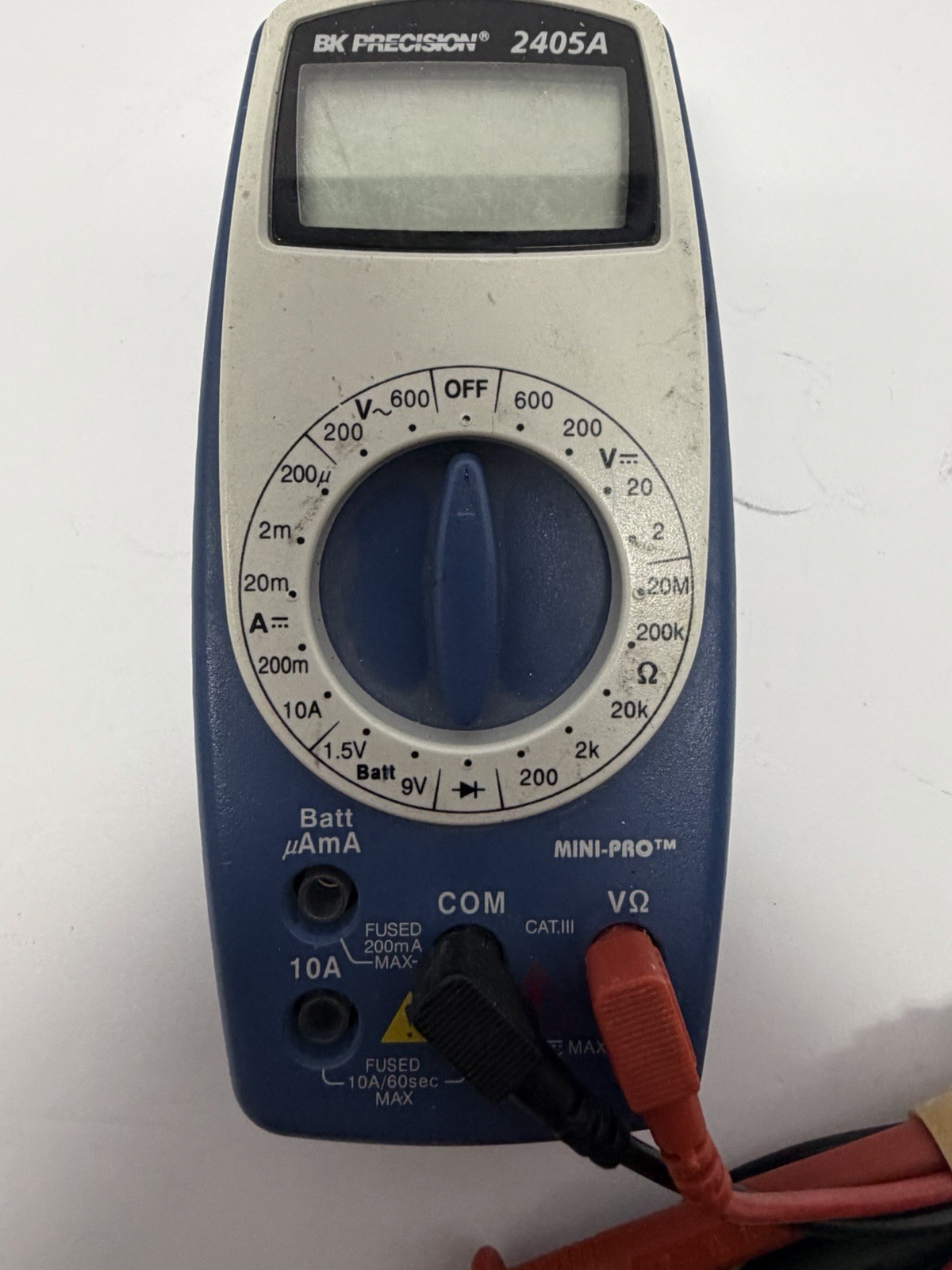 Bk Precision 2405A Tool Kit Handheld Digital Multimeter w/ Leads, WORKING