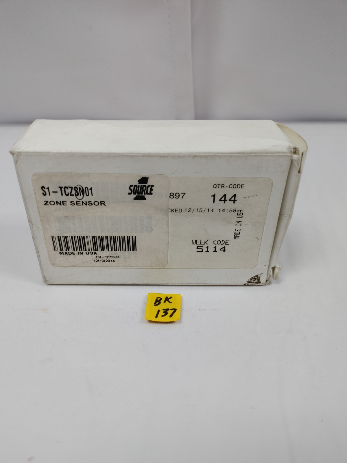 Source 1 Zone Sensor S1-TCZSN01 - Old Stock