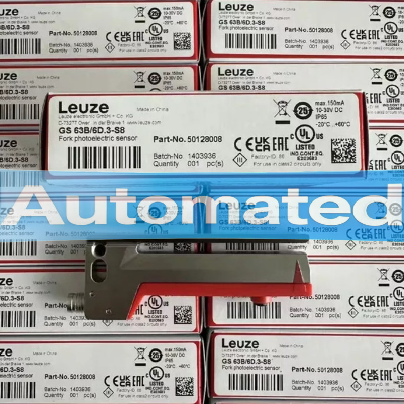 GS 63B/6D.3-S8 1PCS NEW LEUZE Fork photoelectric sensor GS 63B/6D.3-S8
