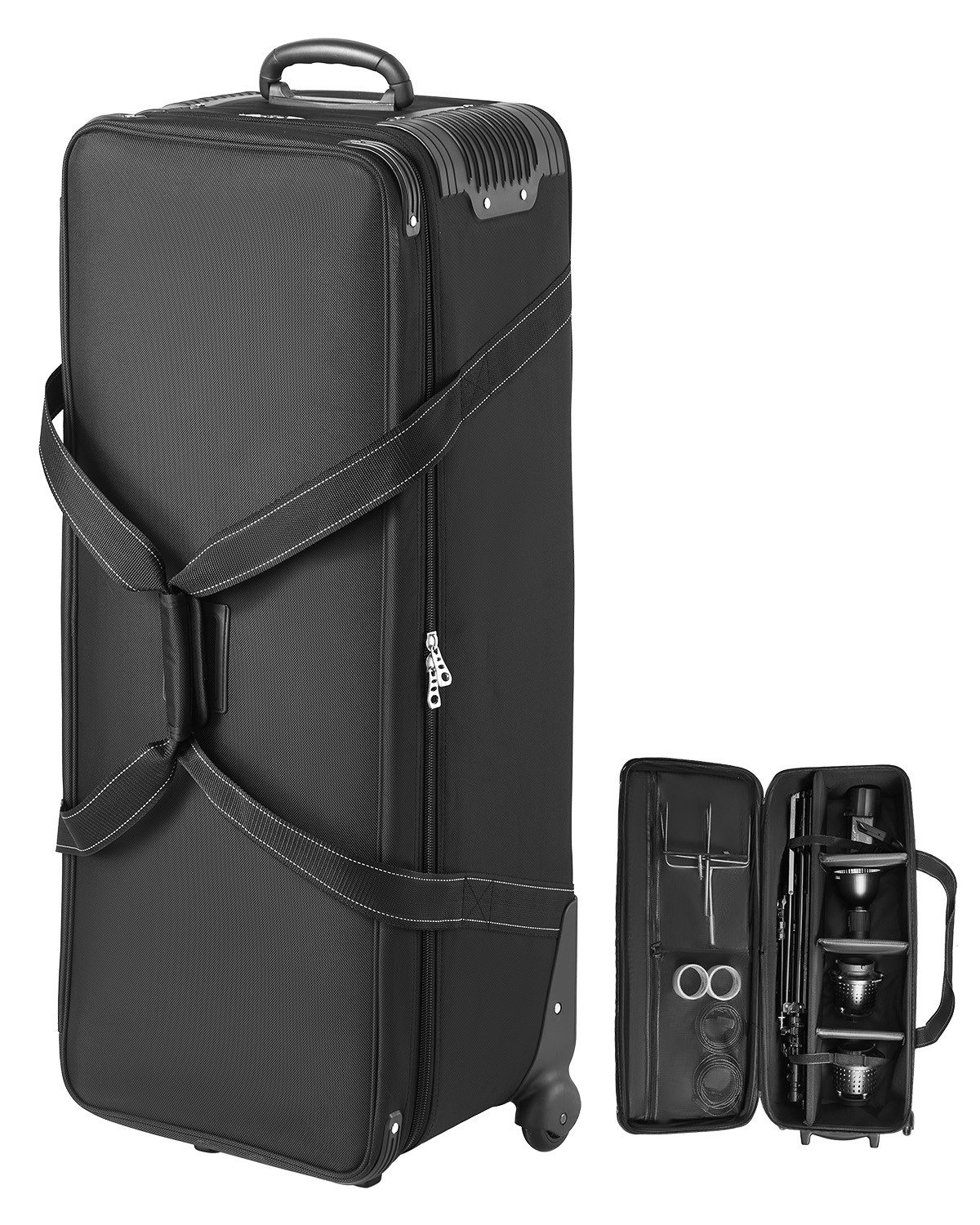 Studio Equipment Trolley Case 39.37 x 14.96 x 12.60 in Rolling Camera Carry Bag