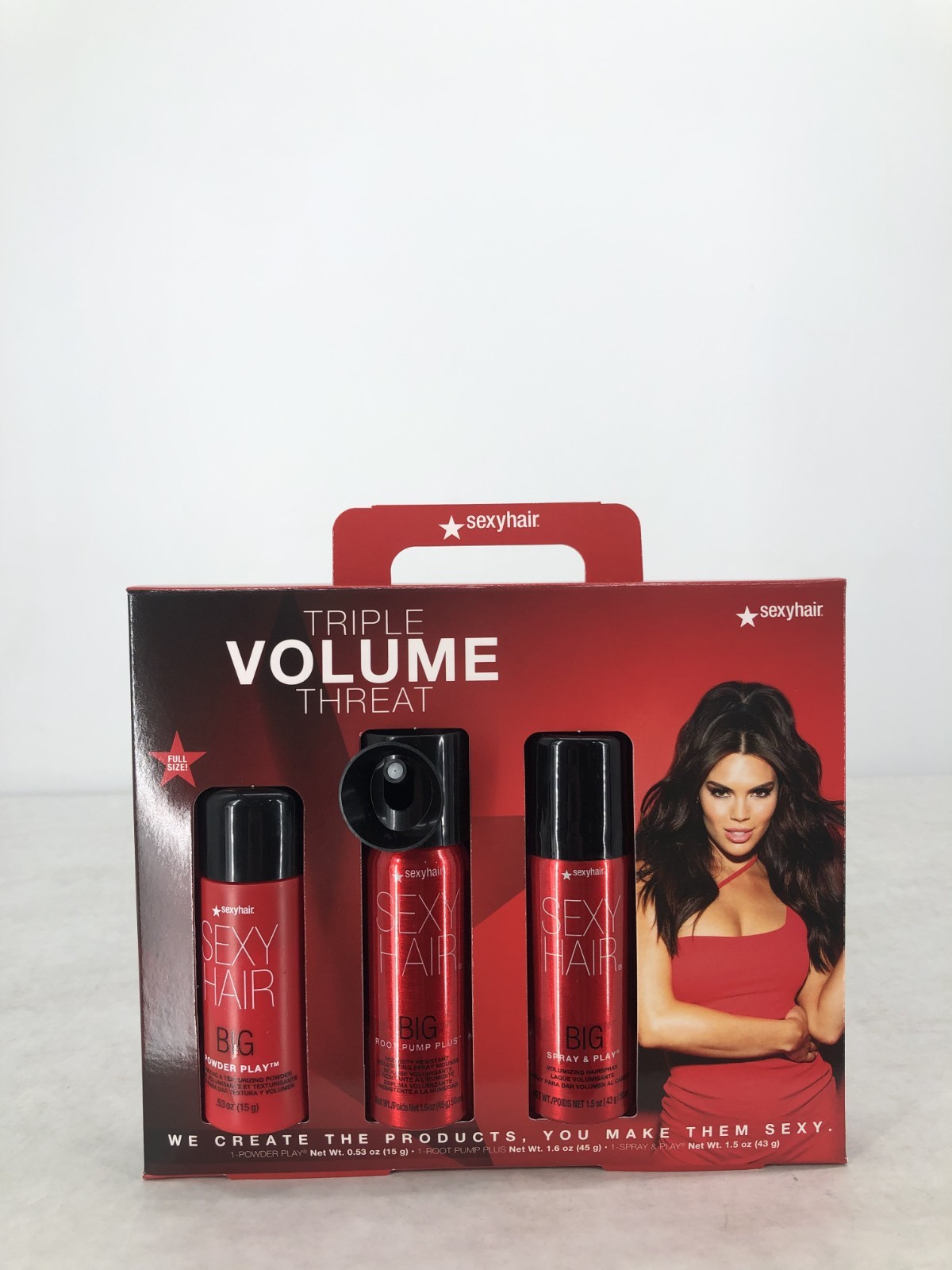 Sexy Hair Big SexyHair Triple Volume Threat Bestsellers Kit - NEW