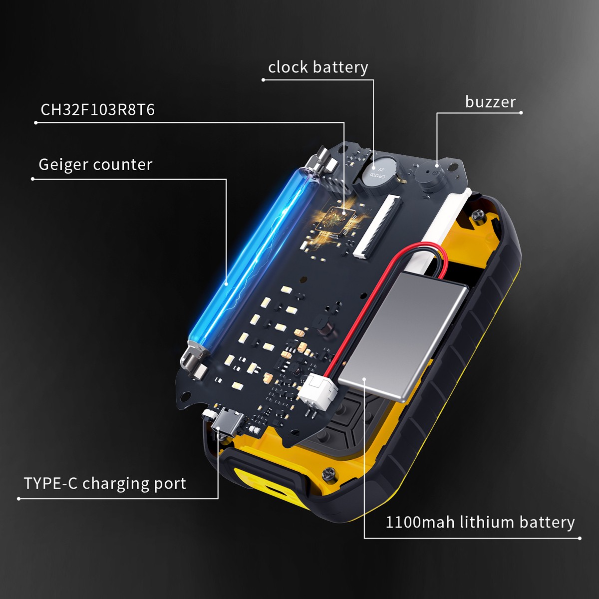 Digital *LCD Geiger Counter Nuclear Radiation Detector β γ X-Ray Test Meter Tool