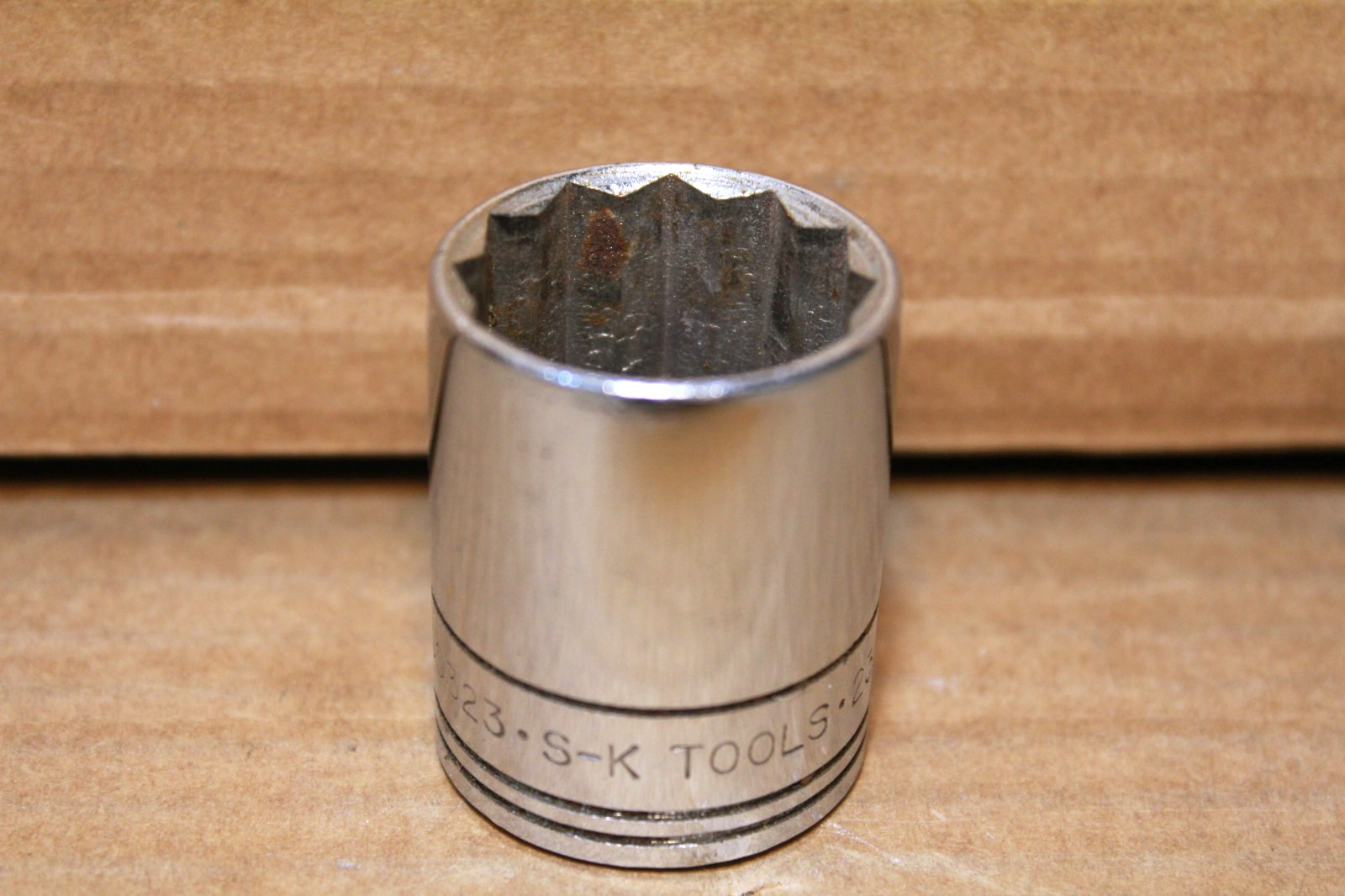SK 40323 1/2” Drive 23mm 12 Point Chrome Socket MADE IN USA