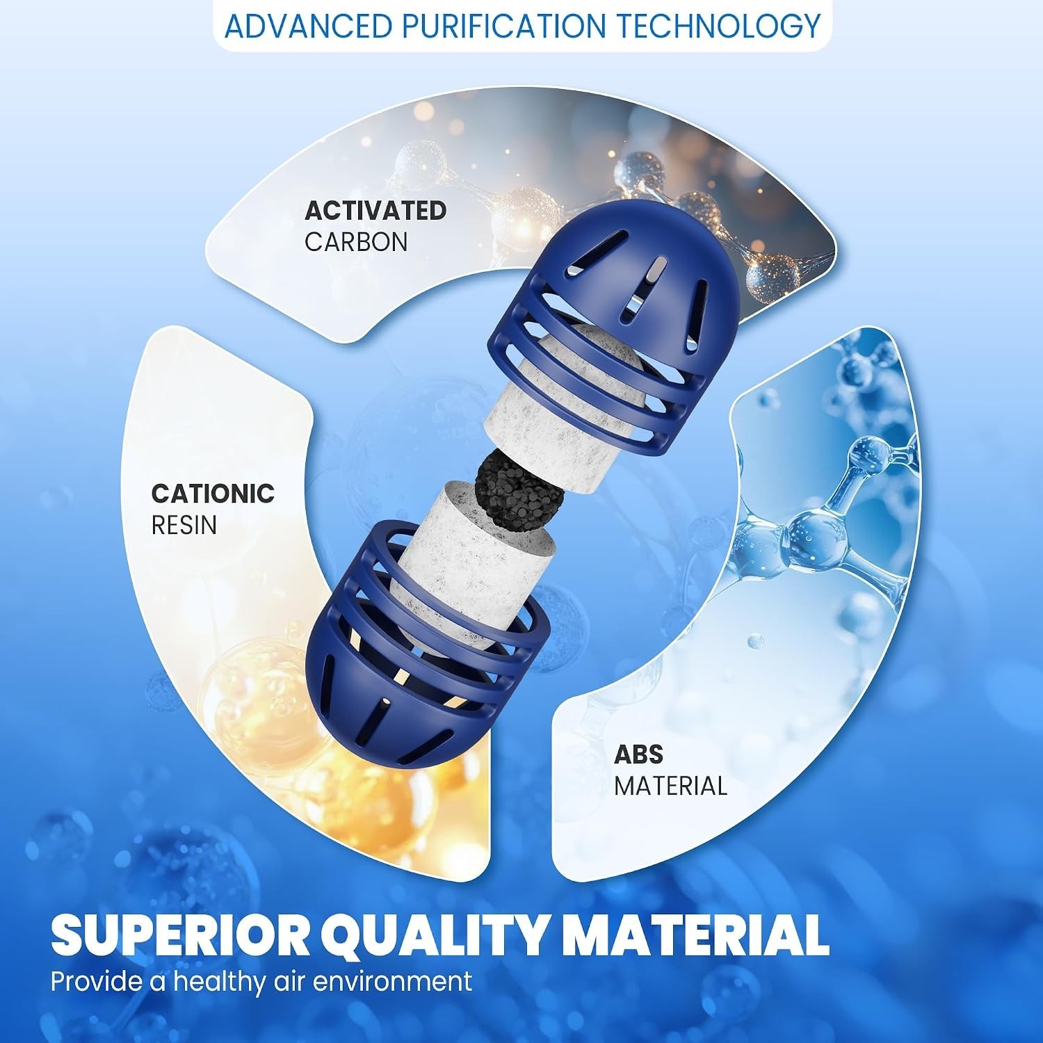 Effortless Air Quality: 12-Pack Cartridges for Humidifiers – No More White Dust
